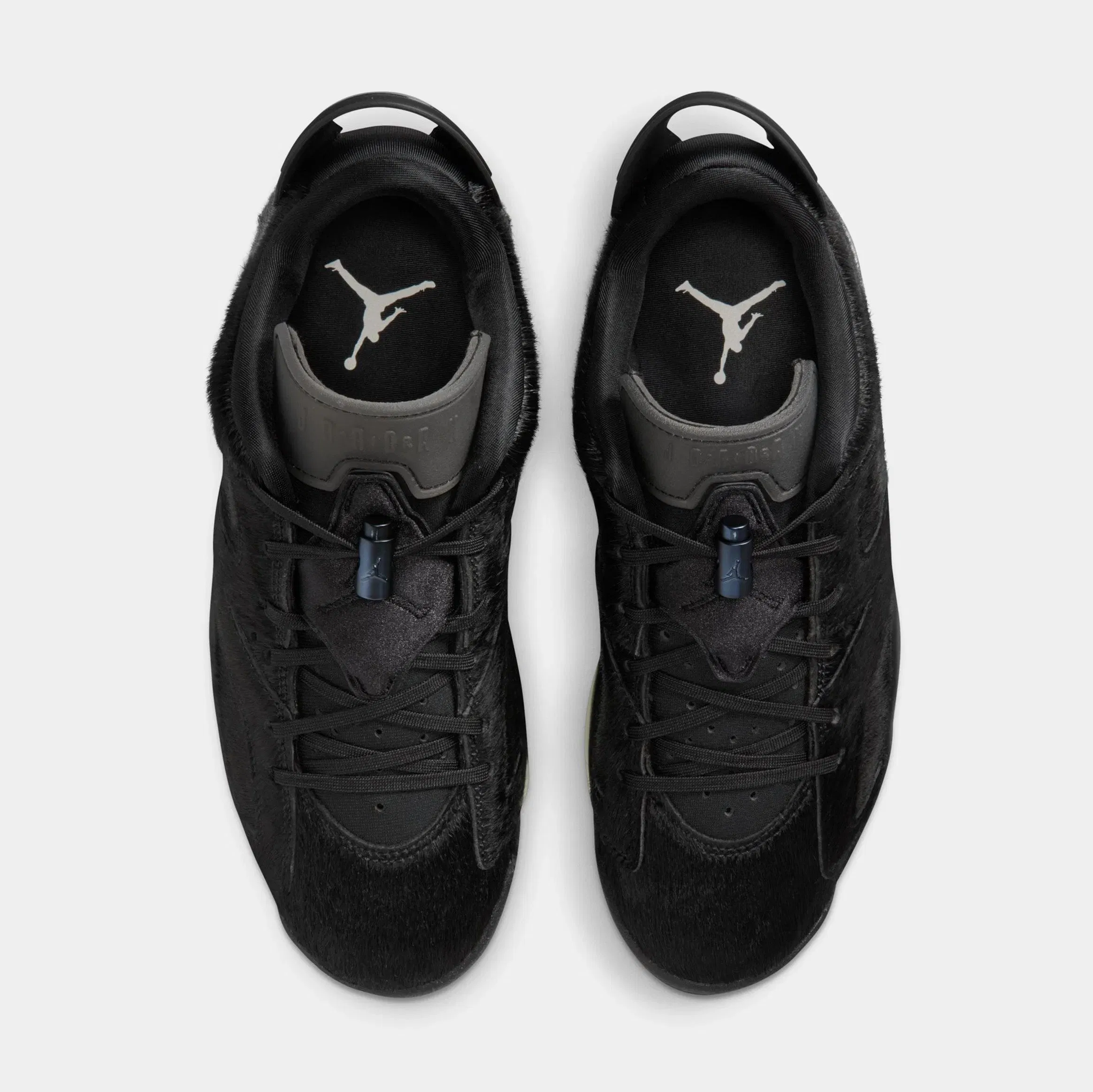 Air Jordan 6 Low Black Out Womens Lifestyle Shoes (Black)