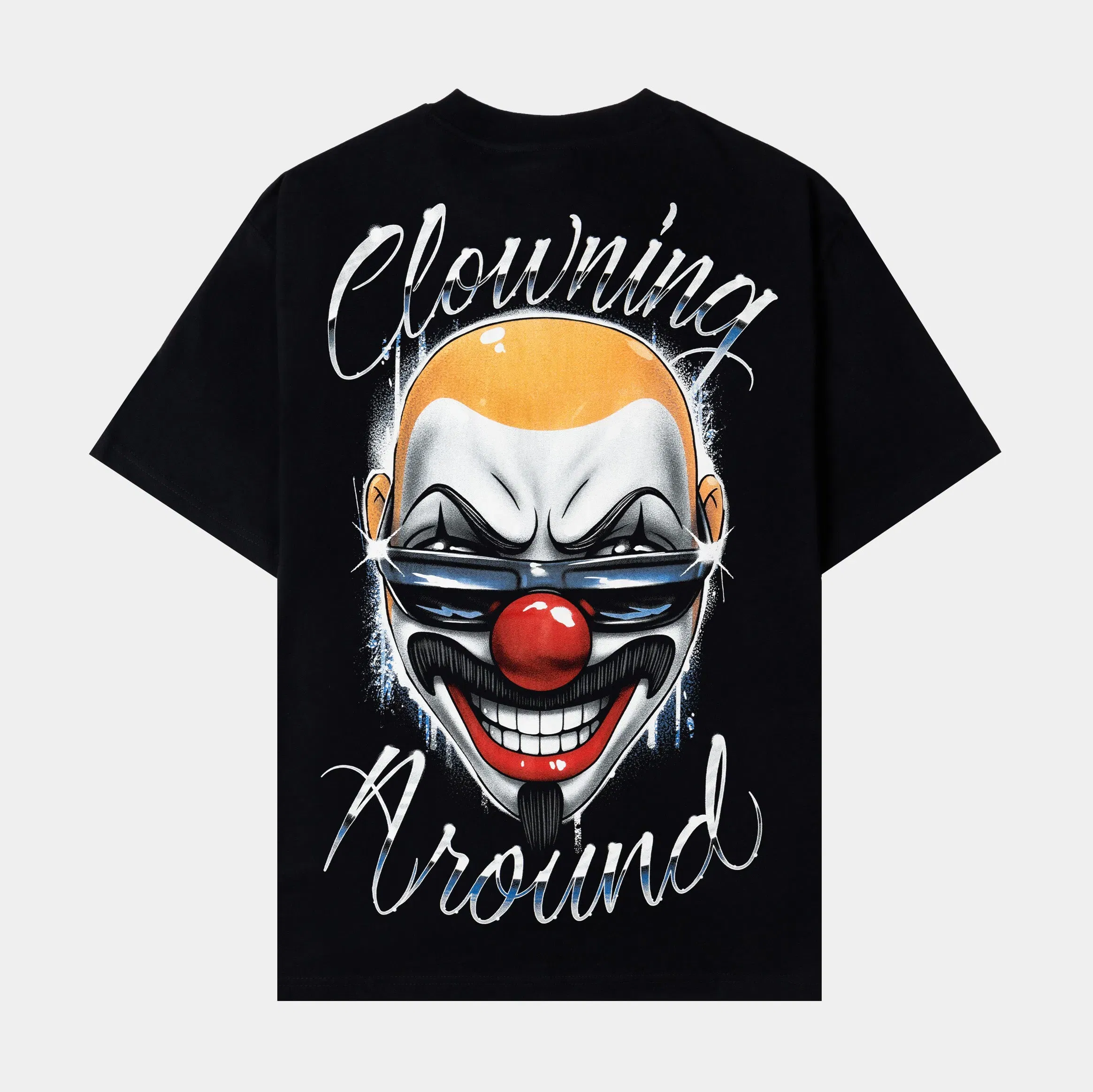 HOMIES X SP SP x Homies Clowning Around Mens Short Sleeve Shirt (Black/White)