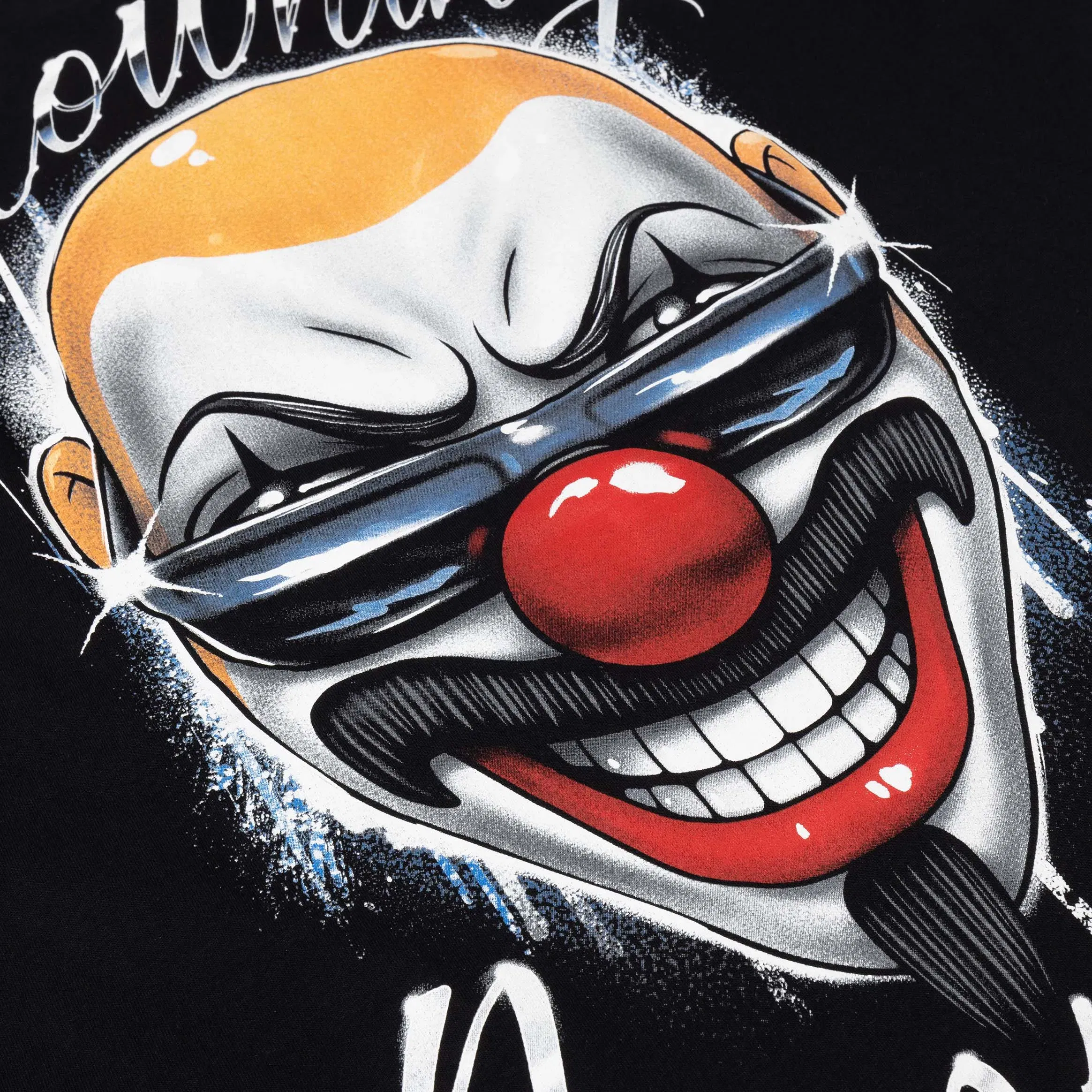 HOMIES X SP SP x Homies Clowning Around Mens Short Sleeve Shirt (Black/White)