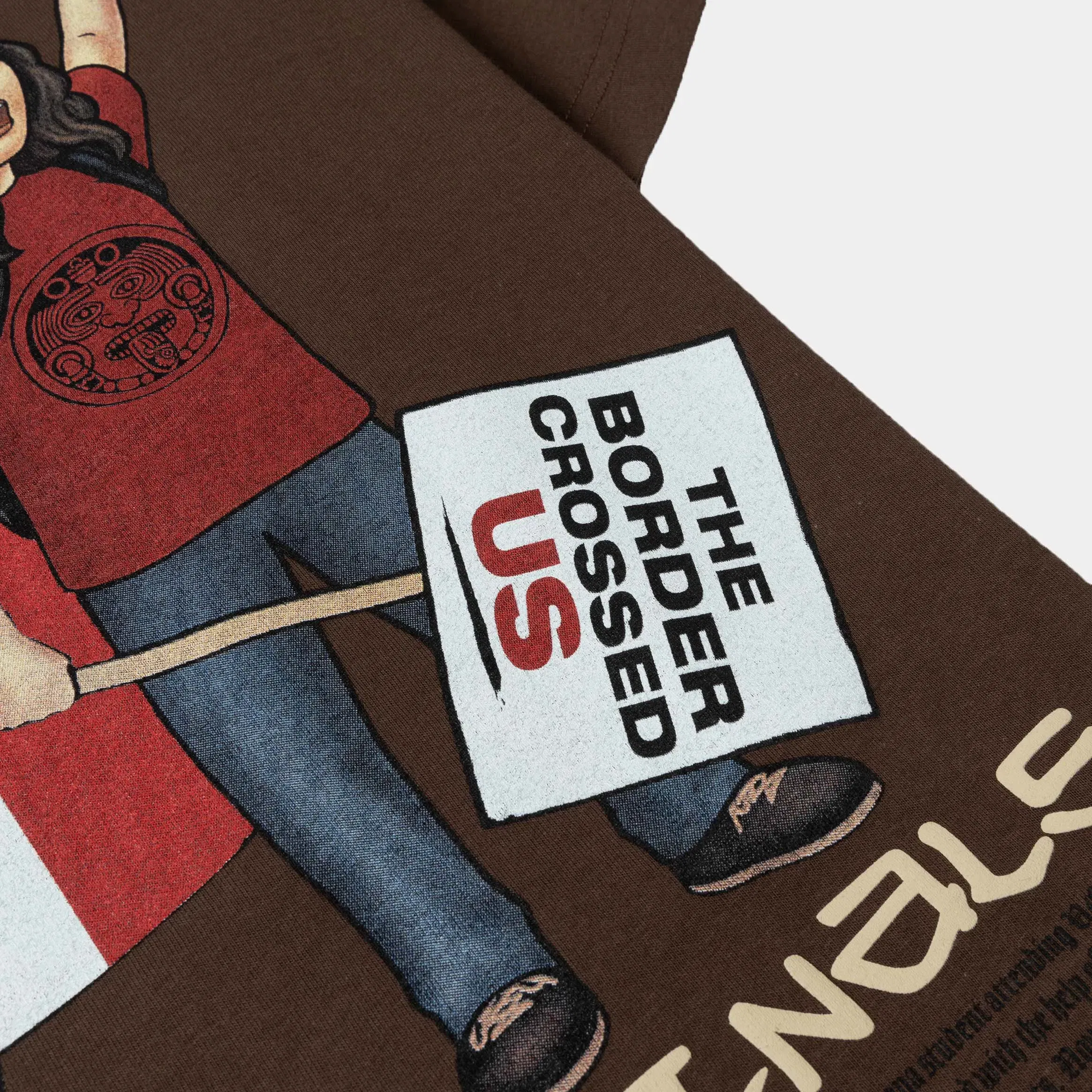 HOMIES X SP SP x Homies Old Skool Mens Short Sleeve Shirt (Brown/White)