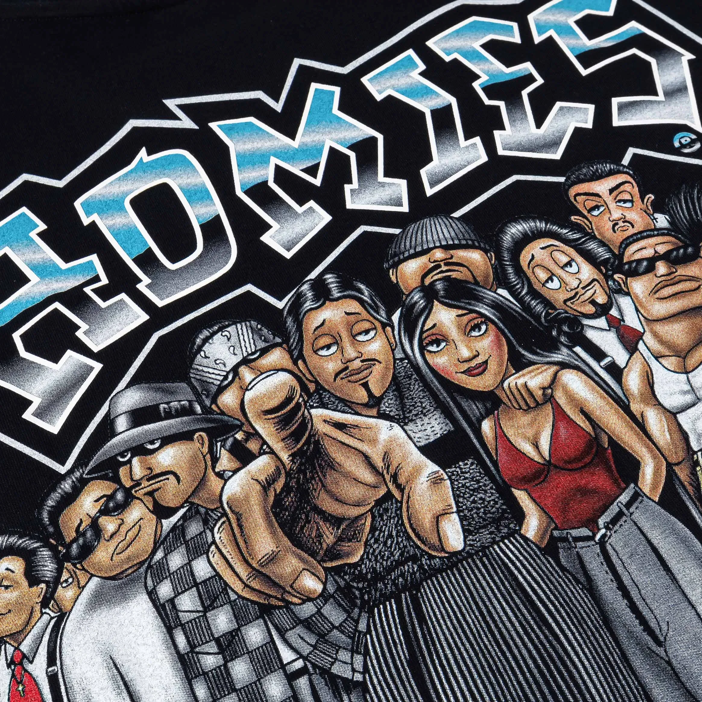 HOMIES X SP SP x Homies Old Skool Originals Mens Short Sleeve Shirt (Black/Blue)