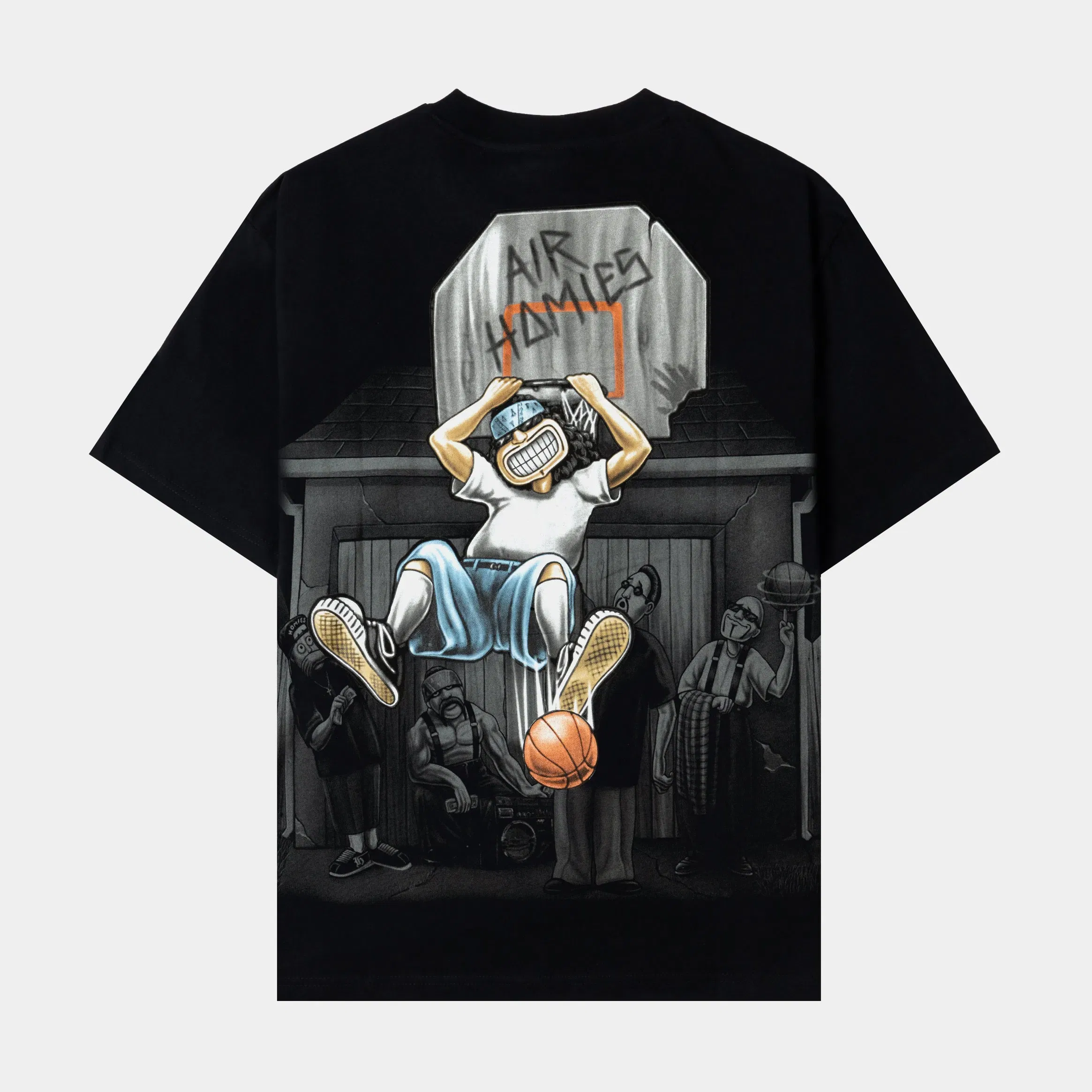 HOMIES X SP SP x Homies Air Smiley Mens Short Sleeve Shirt (Black/White)