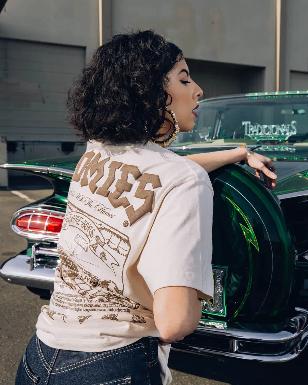 HOMIES X SP SP x Homies The Home Boys Mens Short Sleeve Shirt (Beige/Brown)