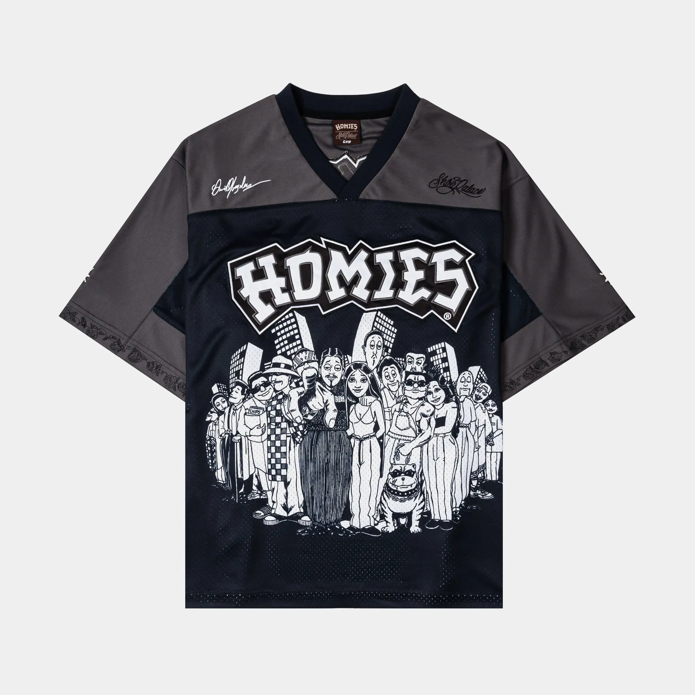 HOMIES X SP SP x Homies Smile Now Mesh Mens Jersey (Black/Grey)