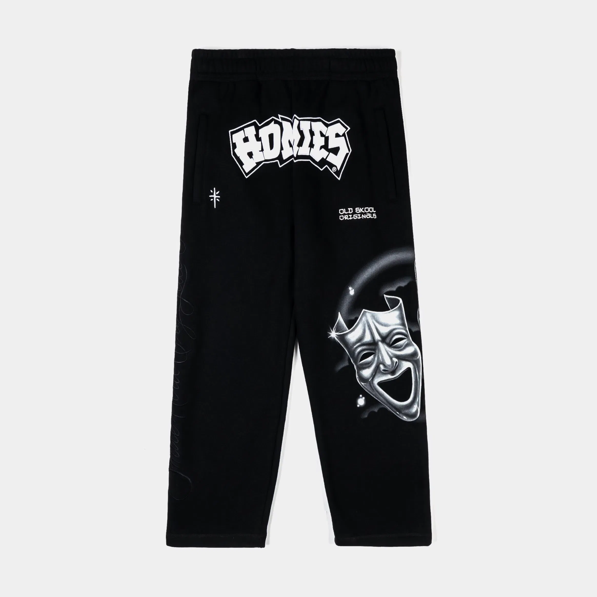 HOMIES X SP SP x Homies Masks Fleece Mens Sweatpants (Black/Silver)