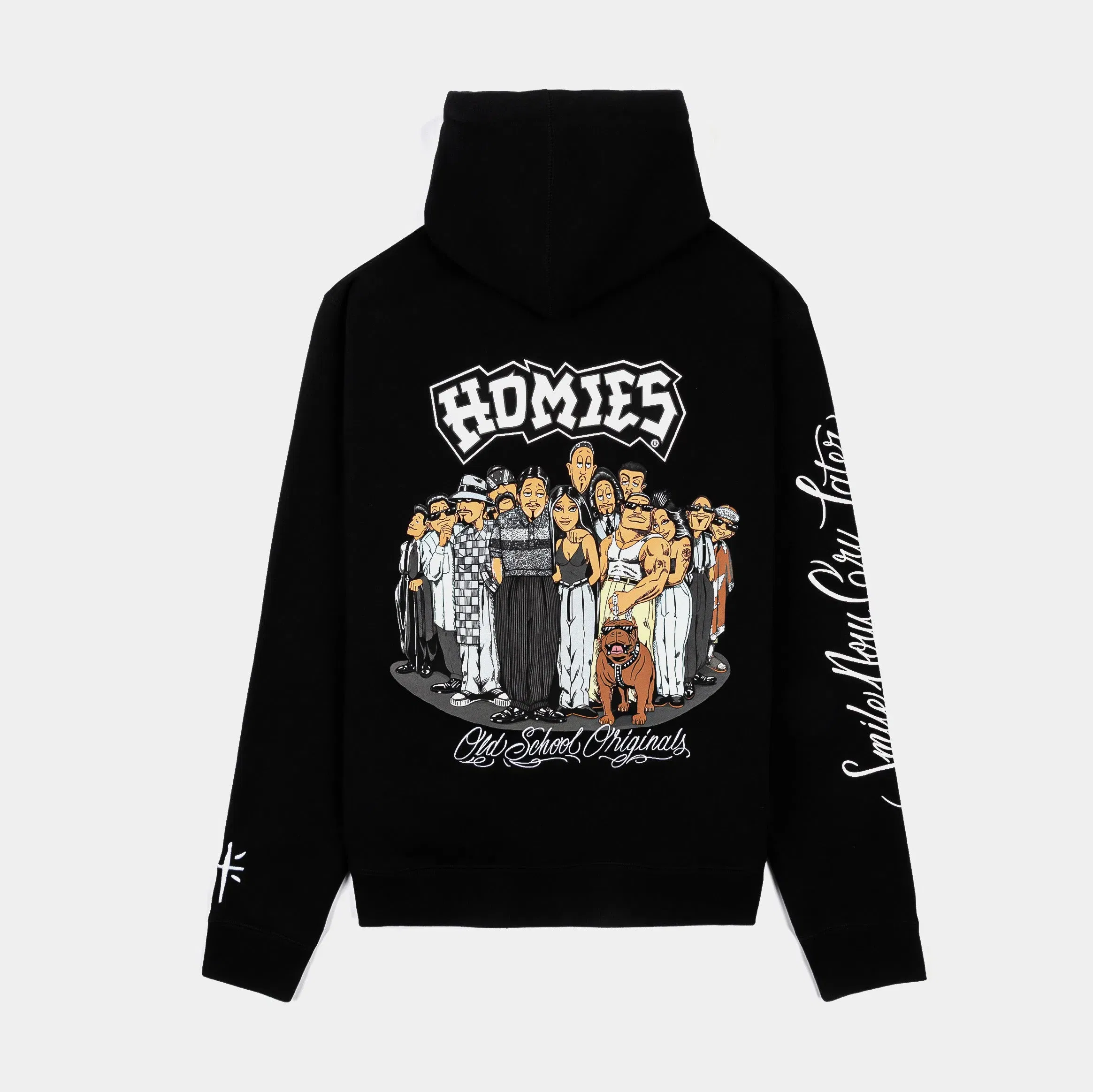 HOMIES X SP SP x Homies Masks Pullover Mens Hoodie (Black/Silver)