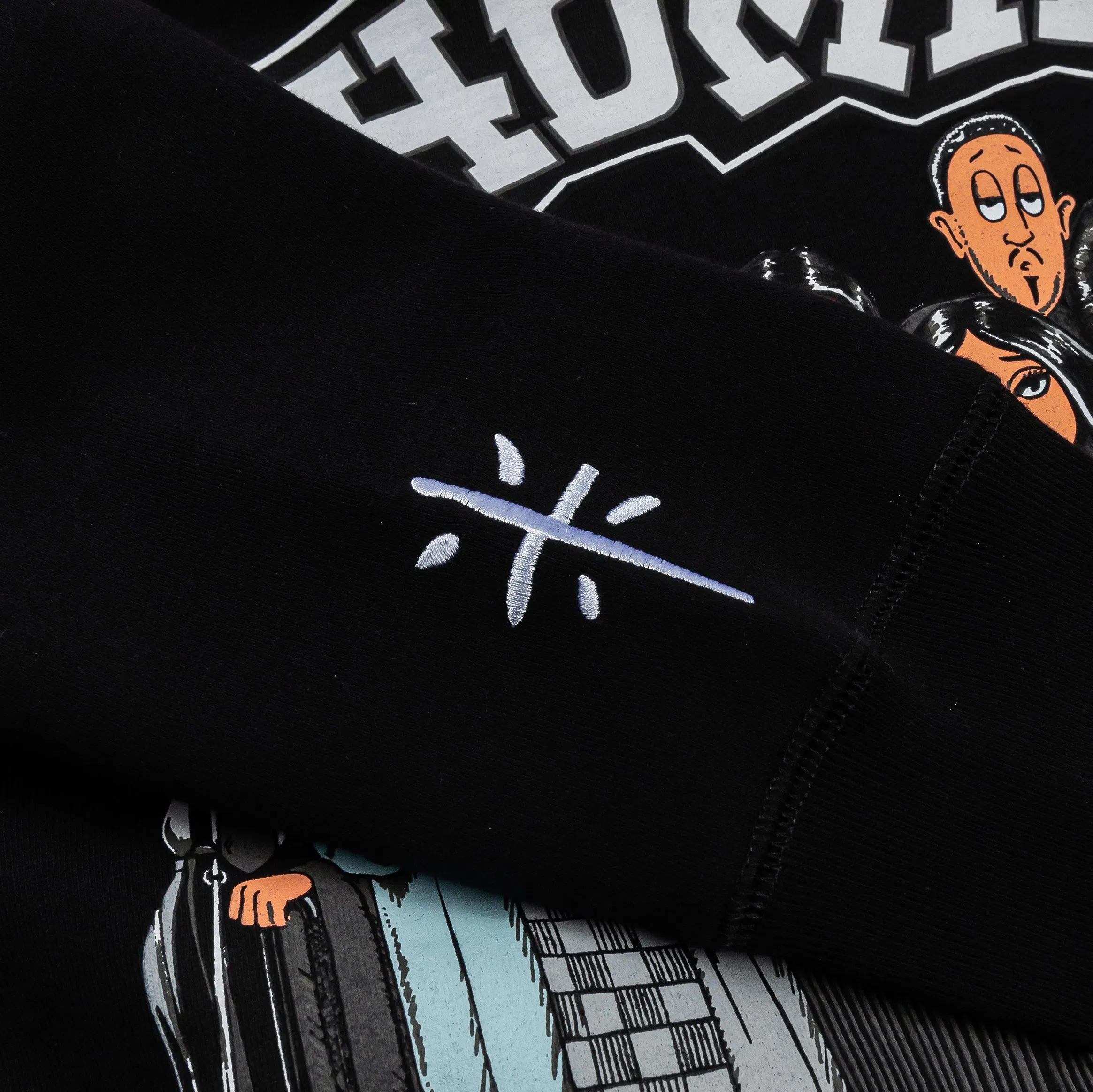 HOMIES X SP SP x Homies Masks Pullover Mens Hoodie (Black/Silver)