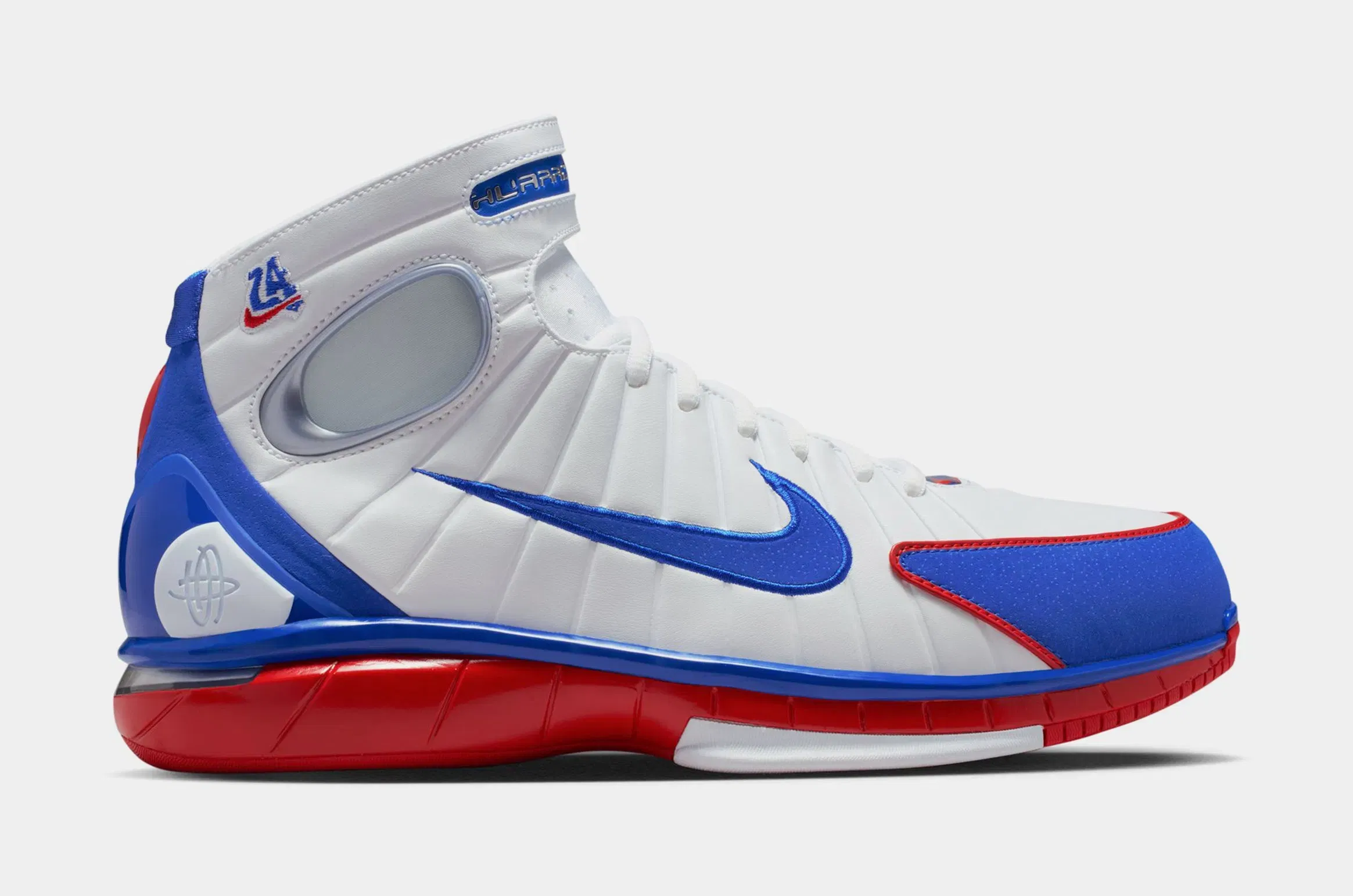 Nike Air Zoom Huarache 2K4 All Star Mens Basketball Shoes (White/Varsity Royal/Varsity Red)