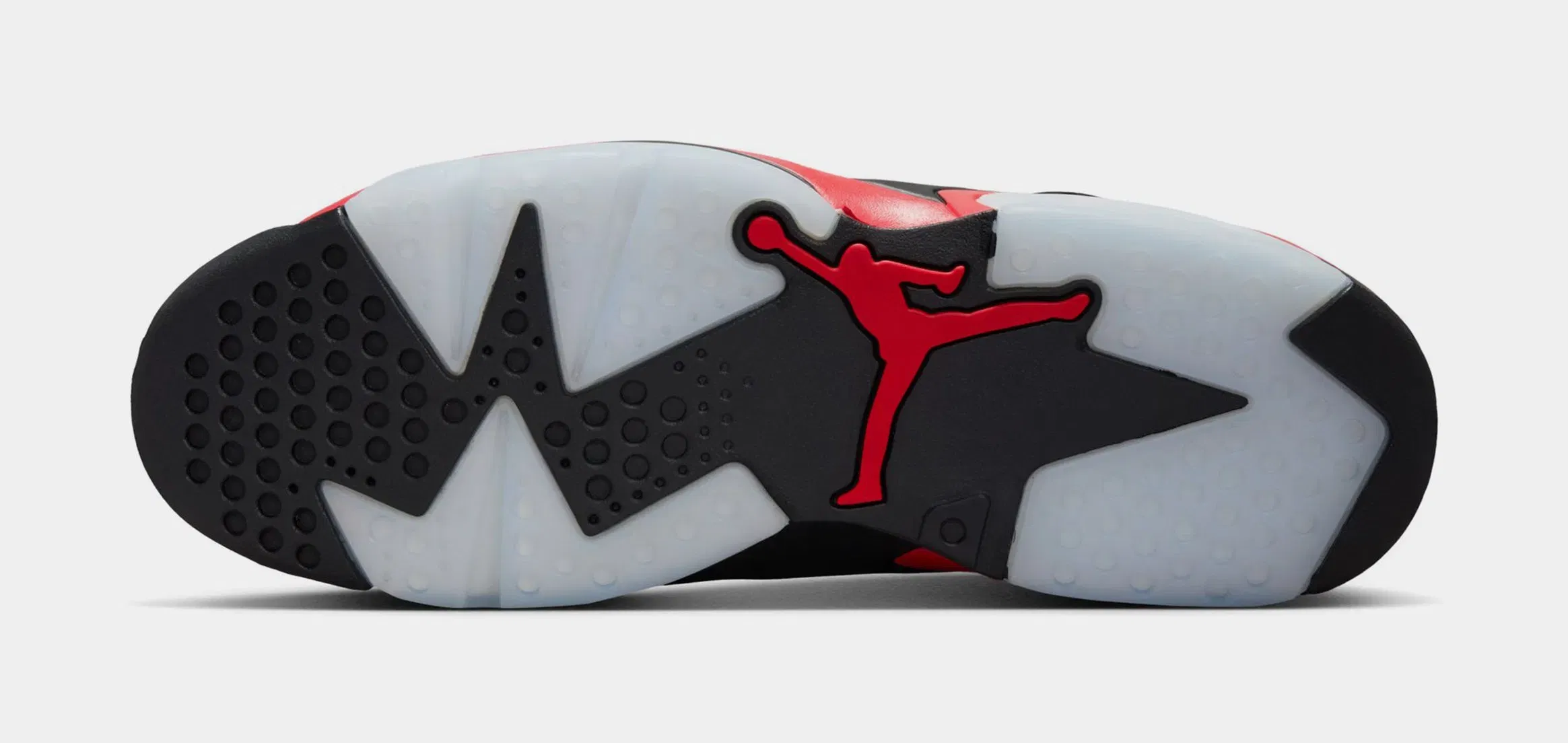 Air Jordan 6 Retro Infrared Salesman Mens Lifestyle Shoes (Black/Light Crimson)