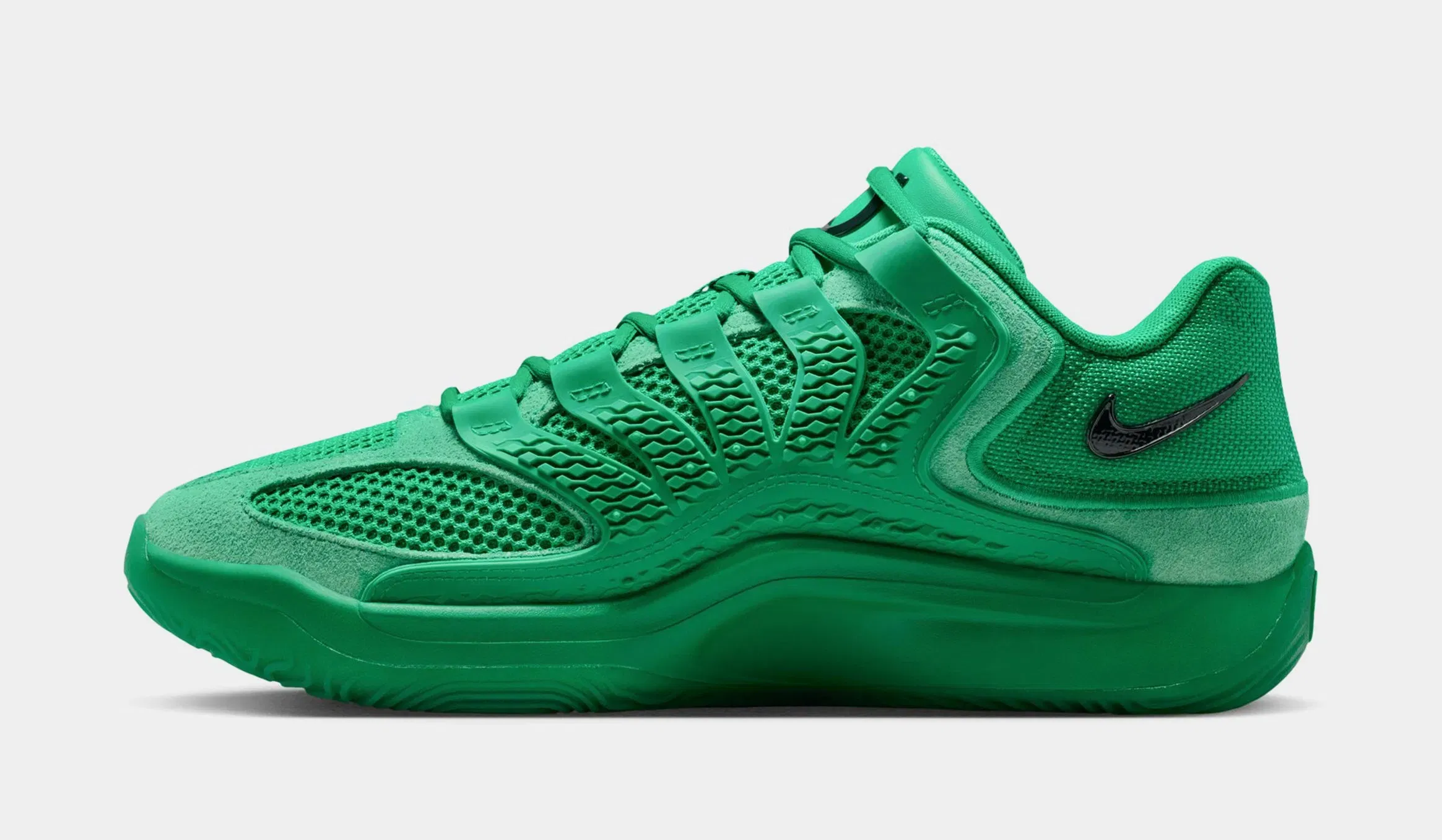 Nike Zoom KD 18 Warning Label Mens Basketball Shoes (Stadium Green/Black)