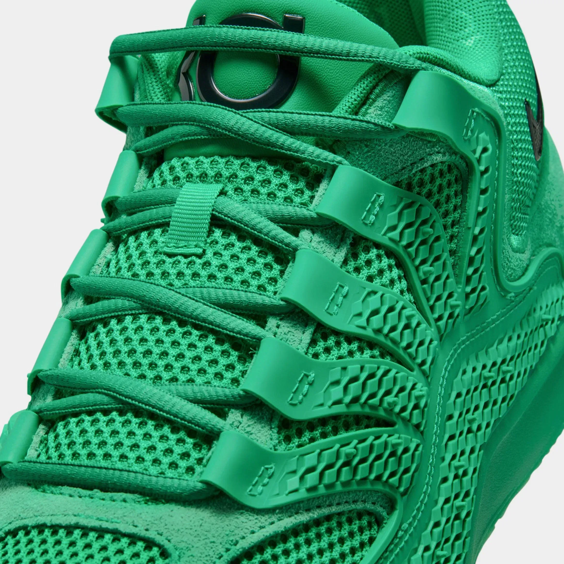 Nike Zoom KD 18 Warning Label Mens Basketball Shoes (Stadium Green/Black)