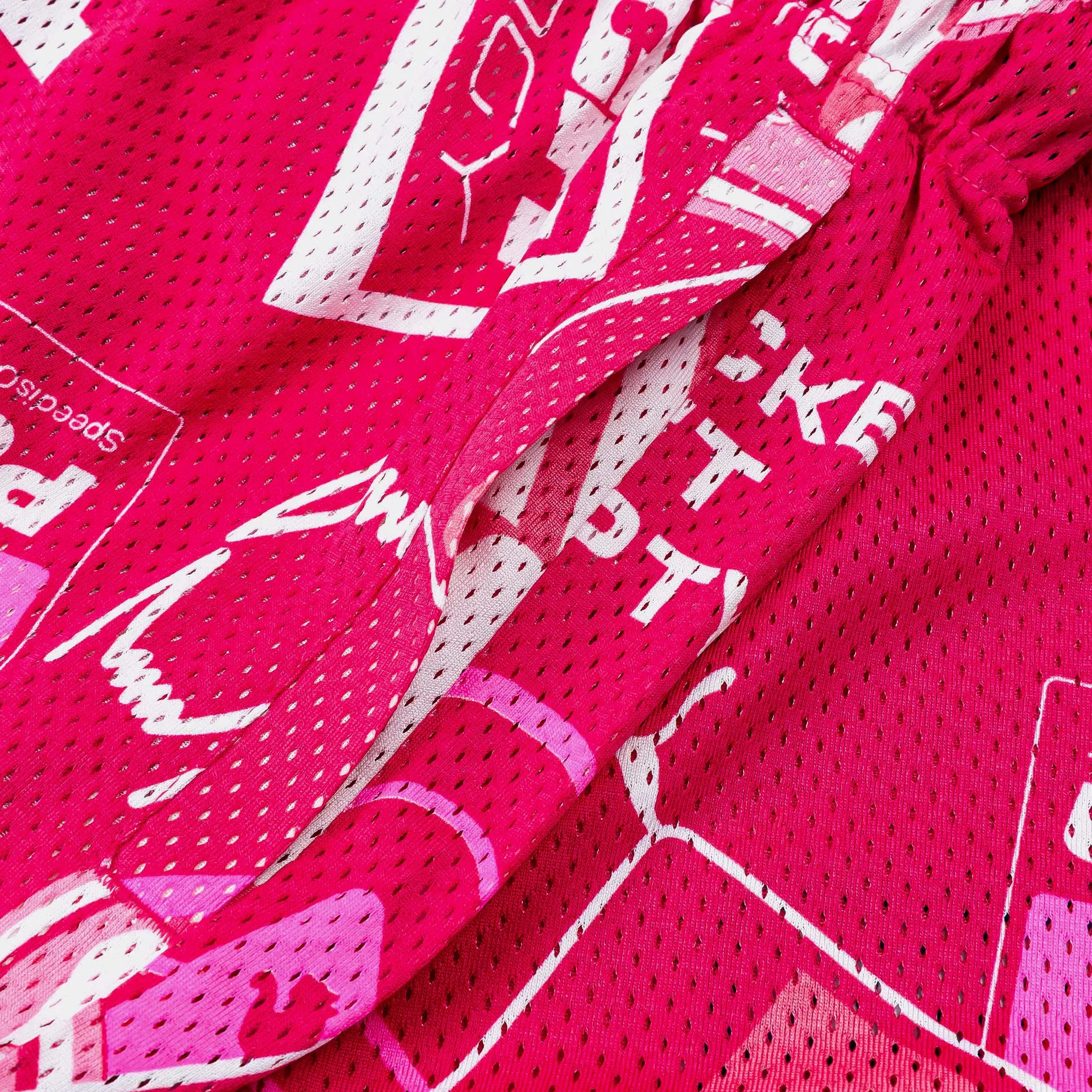 Puma Fast & Furious Mesh Reversable 6" Mens Shorts (Pink/White)