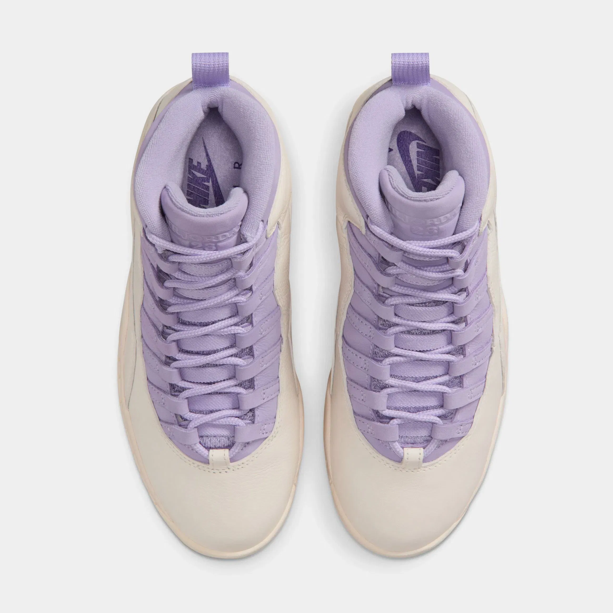 Air Jordan 10 Retro Hydrangeas Womens Lifestyle Shoes (Chalk/Hydrangeas/Wild Grape)