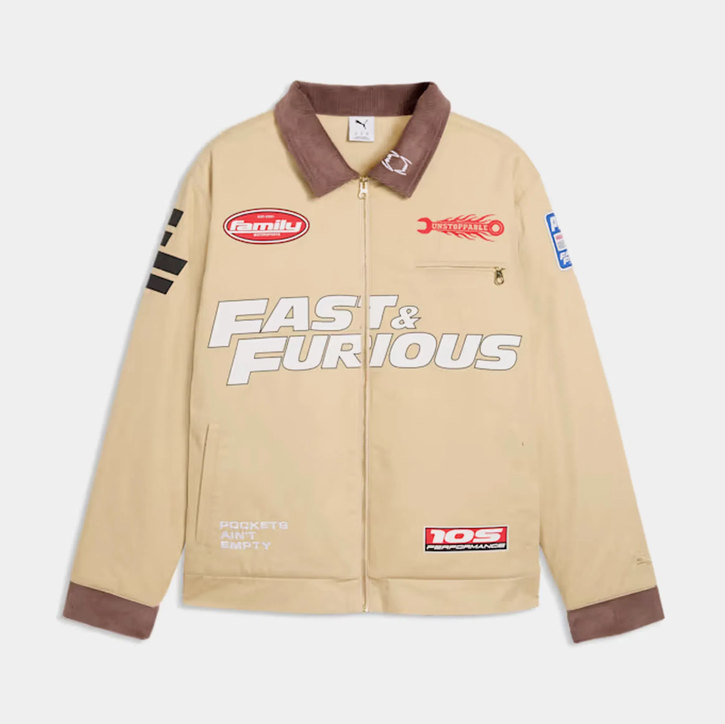 Puma Fast & Furious Workwear Mens Jacket (Cashew Brown)