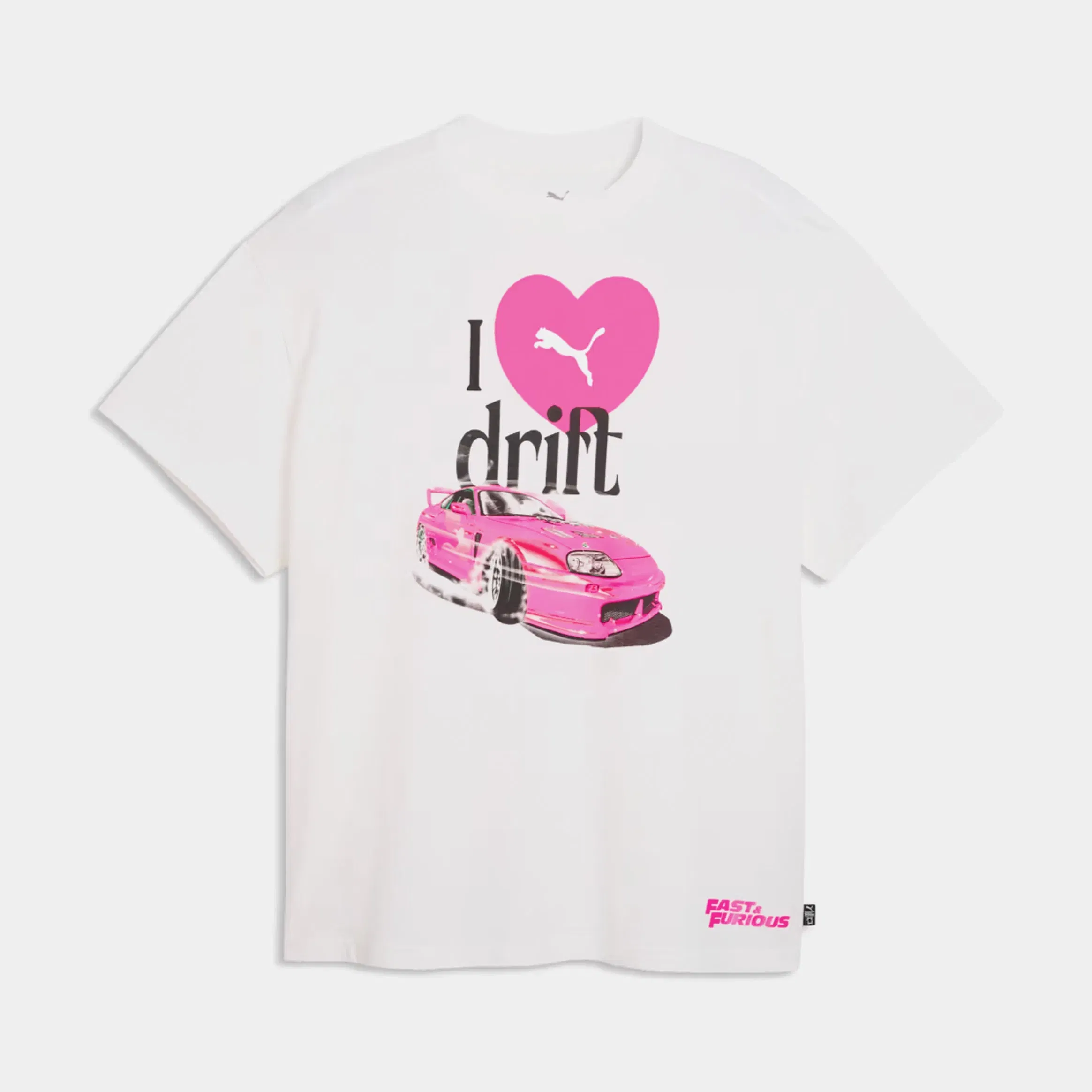 Puma Fast & Furious Mens Short Sleeve Shirt (Puma White)