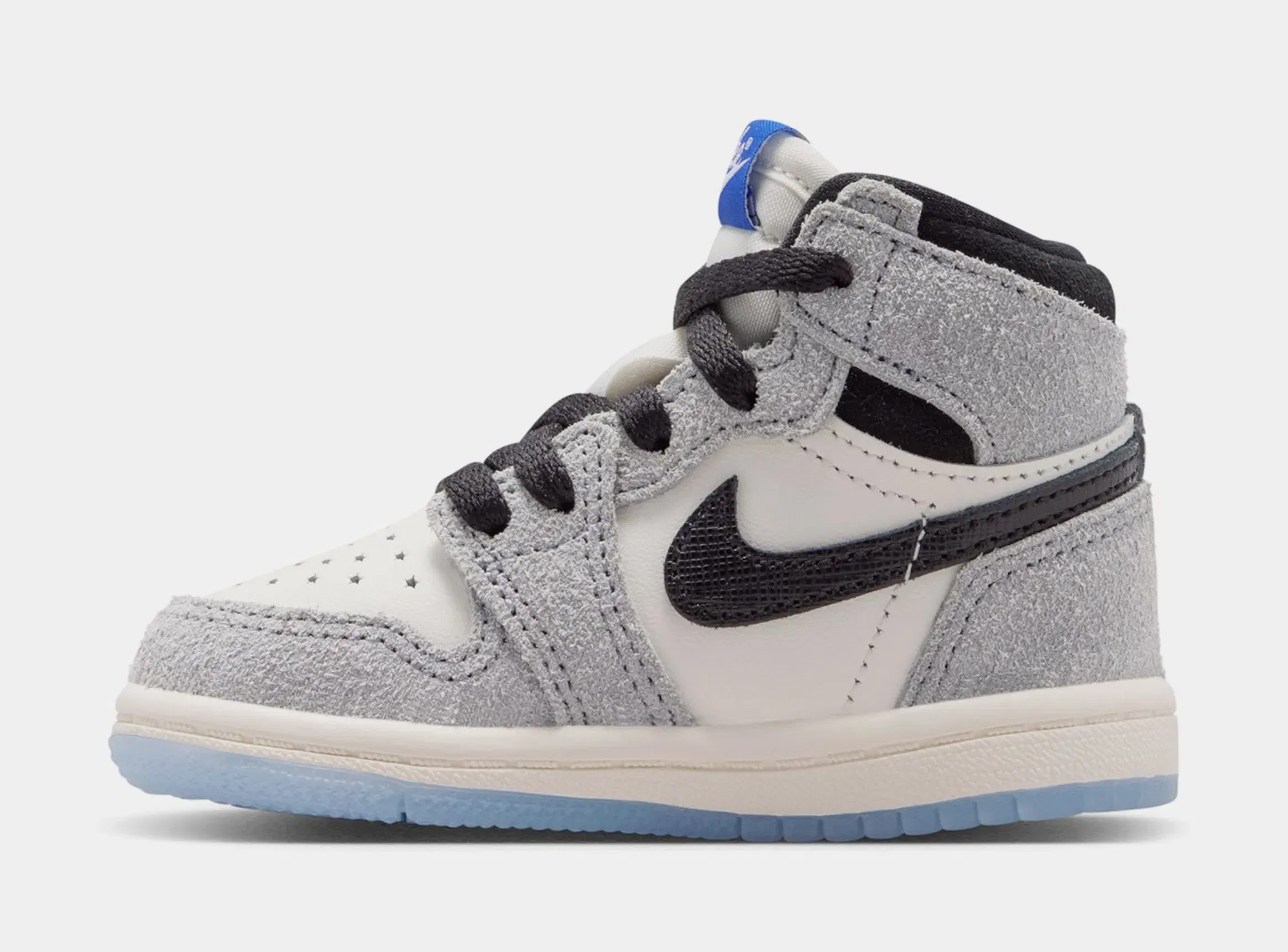 Air Jordan 1 Retro High OG Cool Grey Infant Toddler Lifestyle Shoes (Cool Grey/Black/Sail/Game Royal)