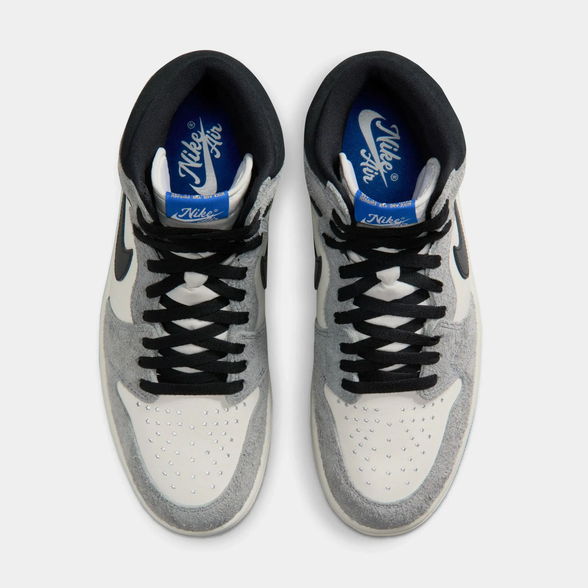 Air Jordan 1 Retro High OG Cool Grey Mens Lifestyle Shoes (Cool Grey/Black/Sail/Game Royal/White)
