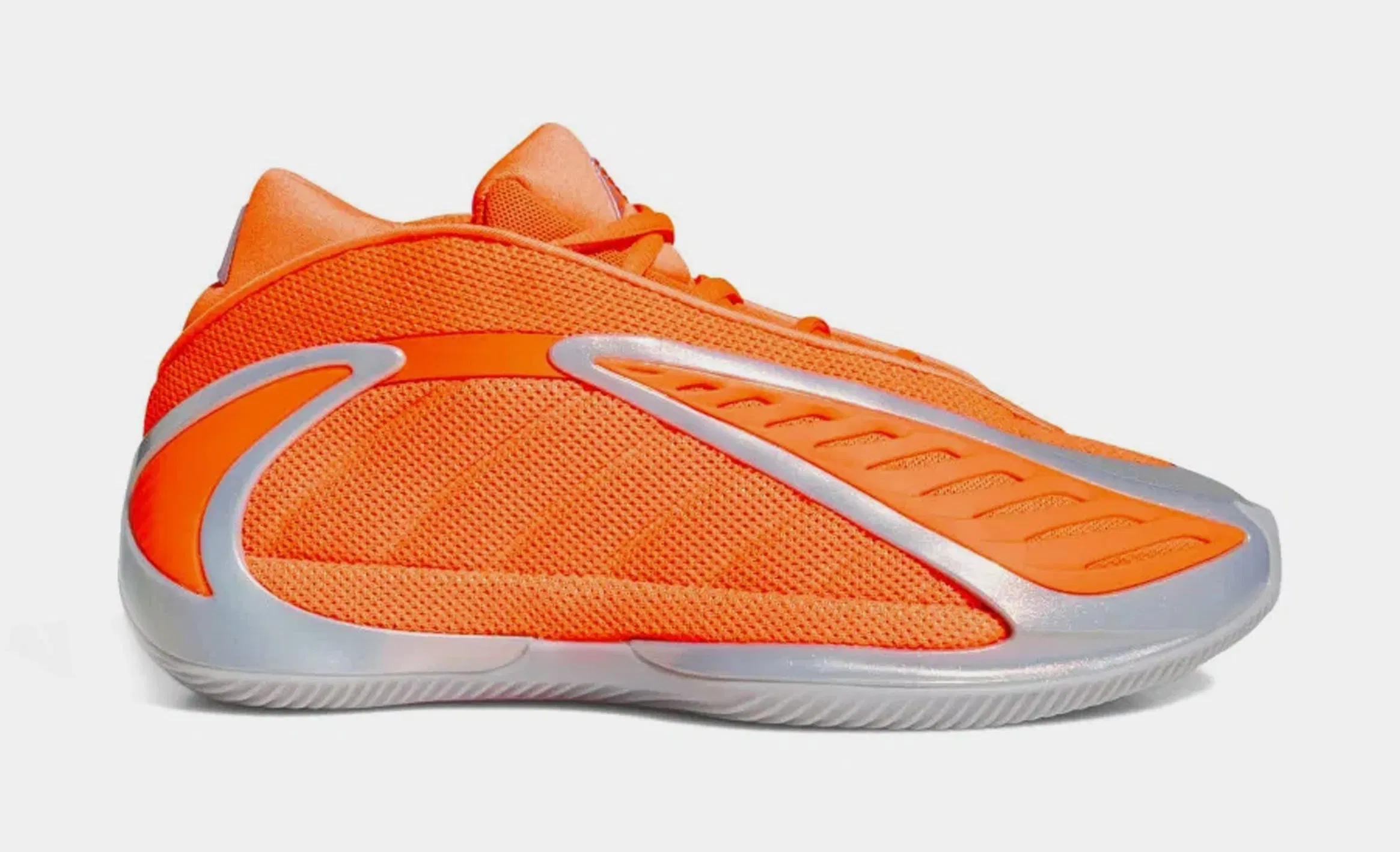 adidas Anthony Edwards 2 All Star Grade School Basketball Shoes (Lucid Orange/Silver Metallic/Grey One)