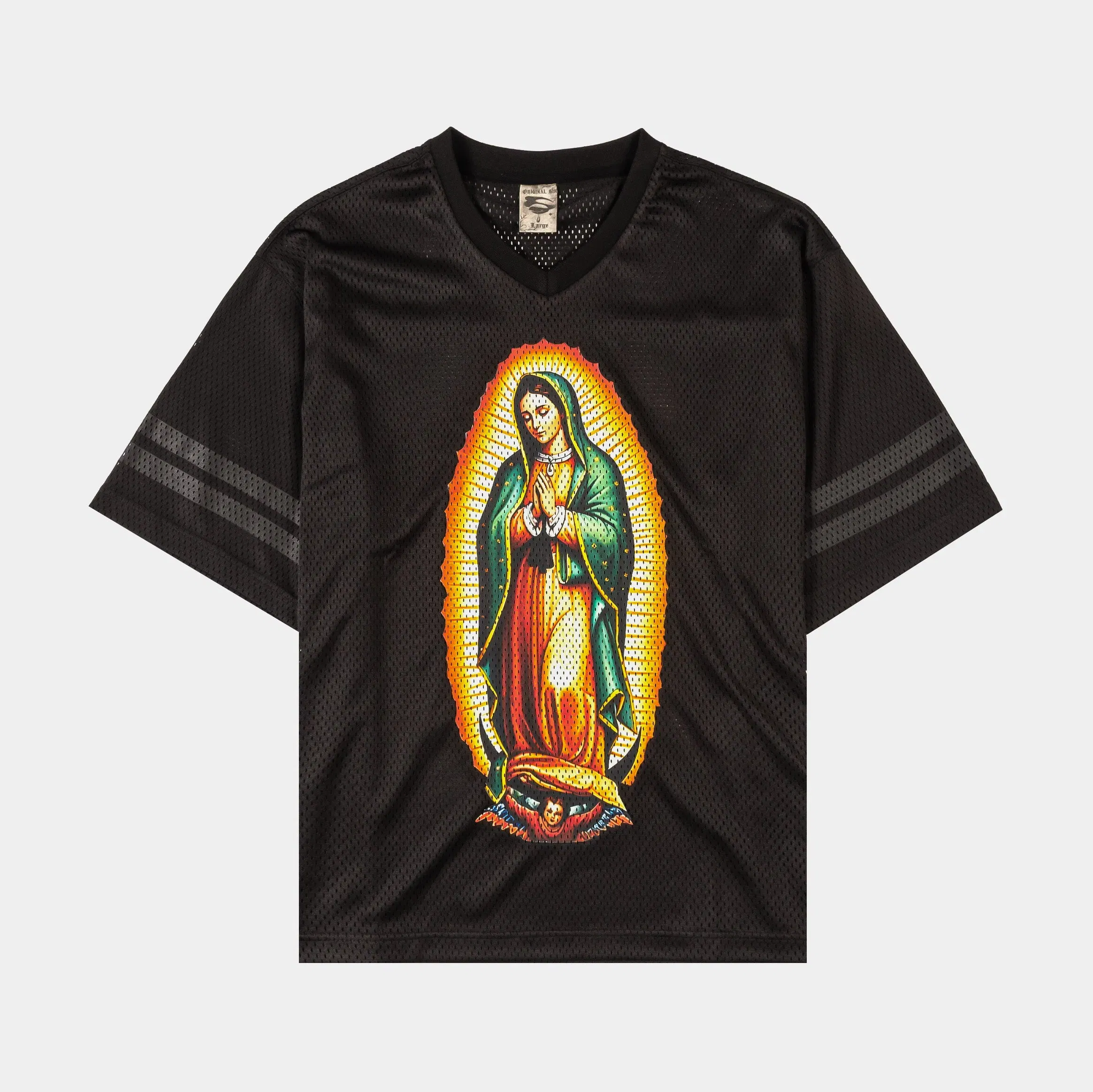 ORIGINAL SIN Lady Guadalupe Mesh Mens Jersey (Black/Yellow)