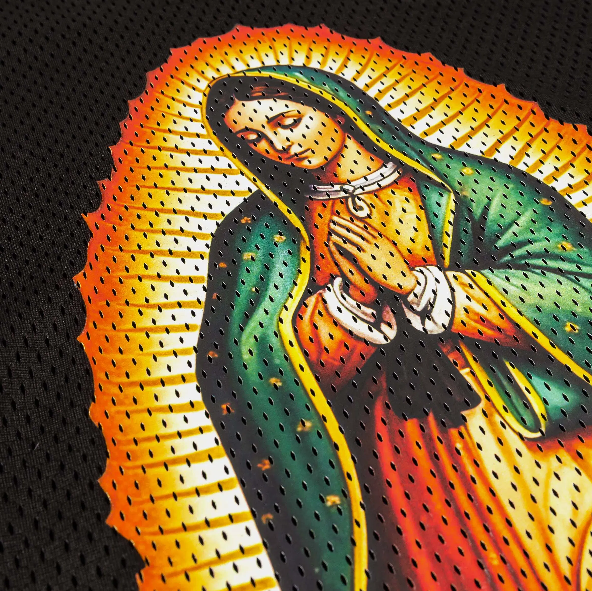 ORIGINAL SIN Lady Guadalupe Mesh Mens Jersey (Black/Yellow)