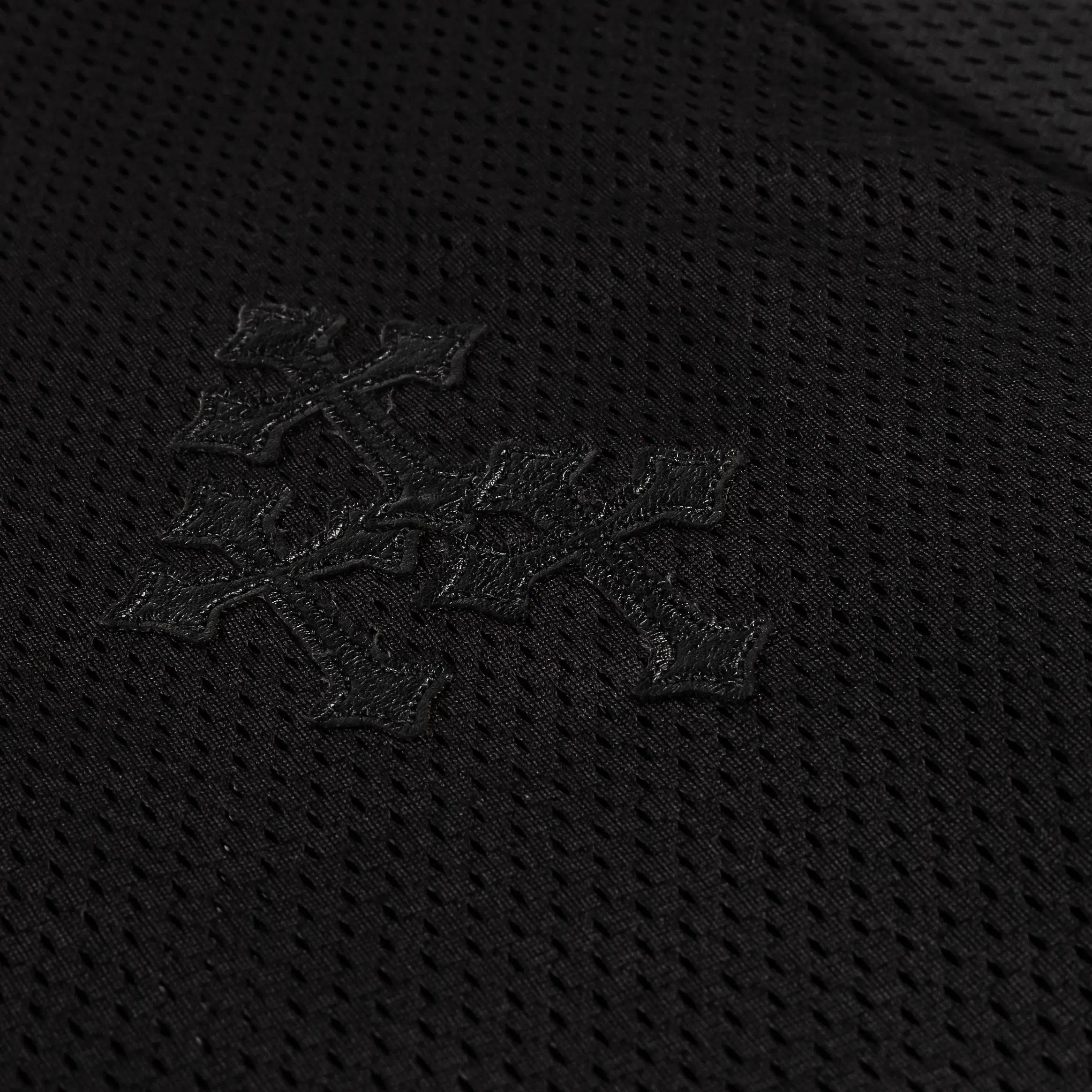 ORIGINAL SIN Cross Rhinestone Mesh Mens Jersey (Black)