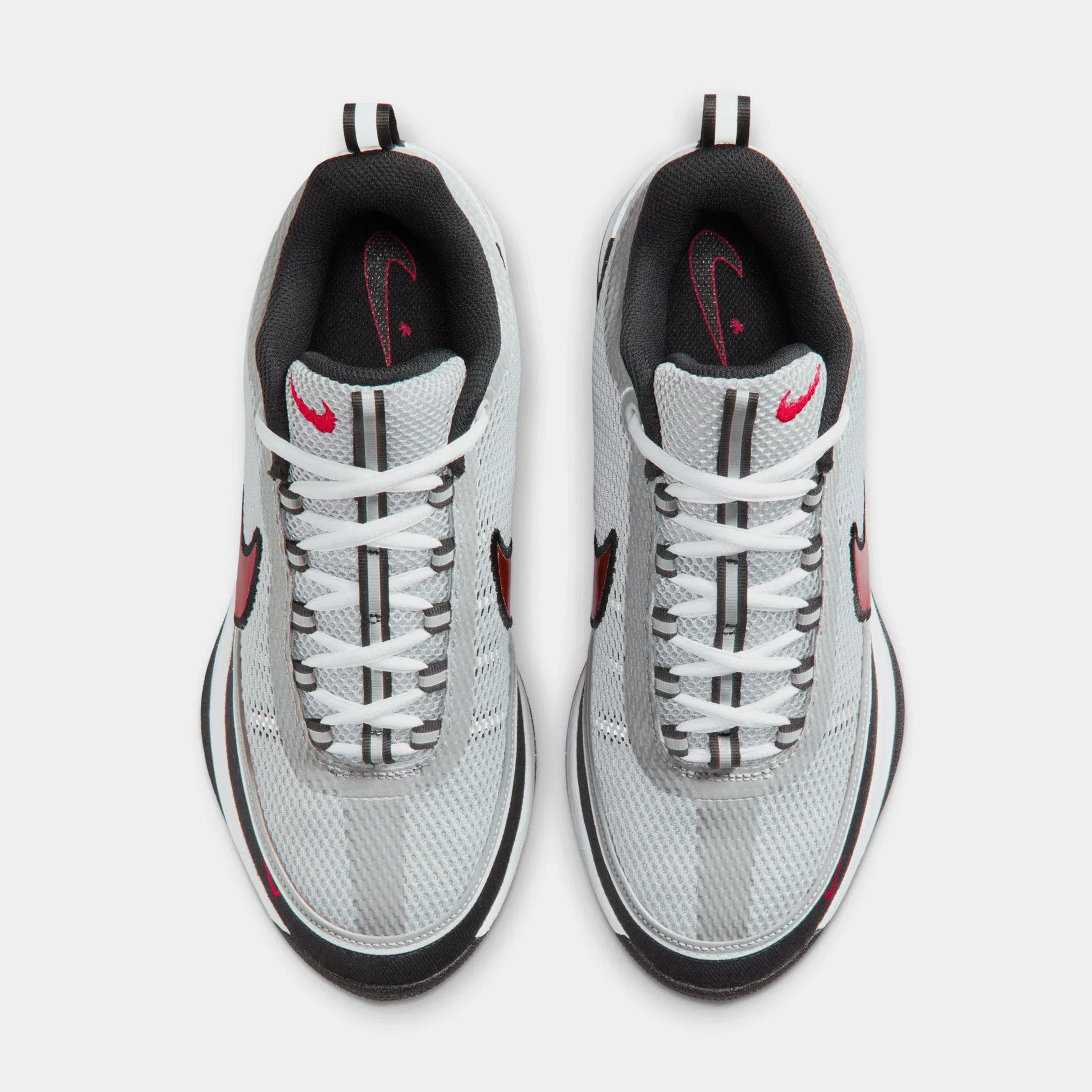 Nike Book 2 Spiridon Mens Basketball Shoes (Metallic Silver/Sport Red/Black/White)