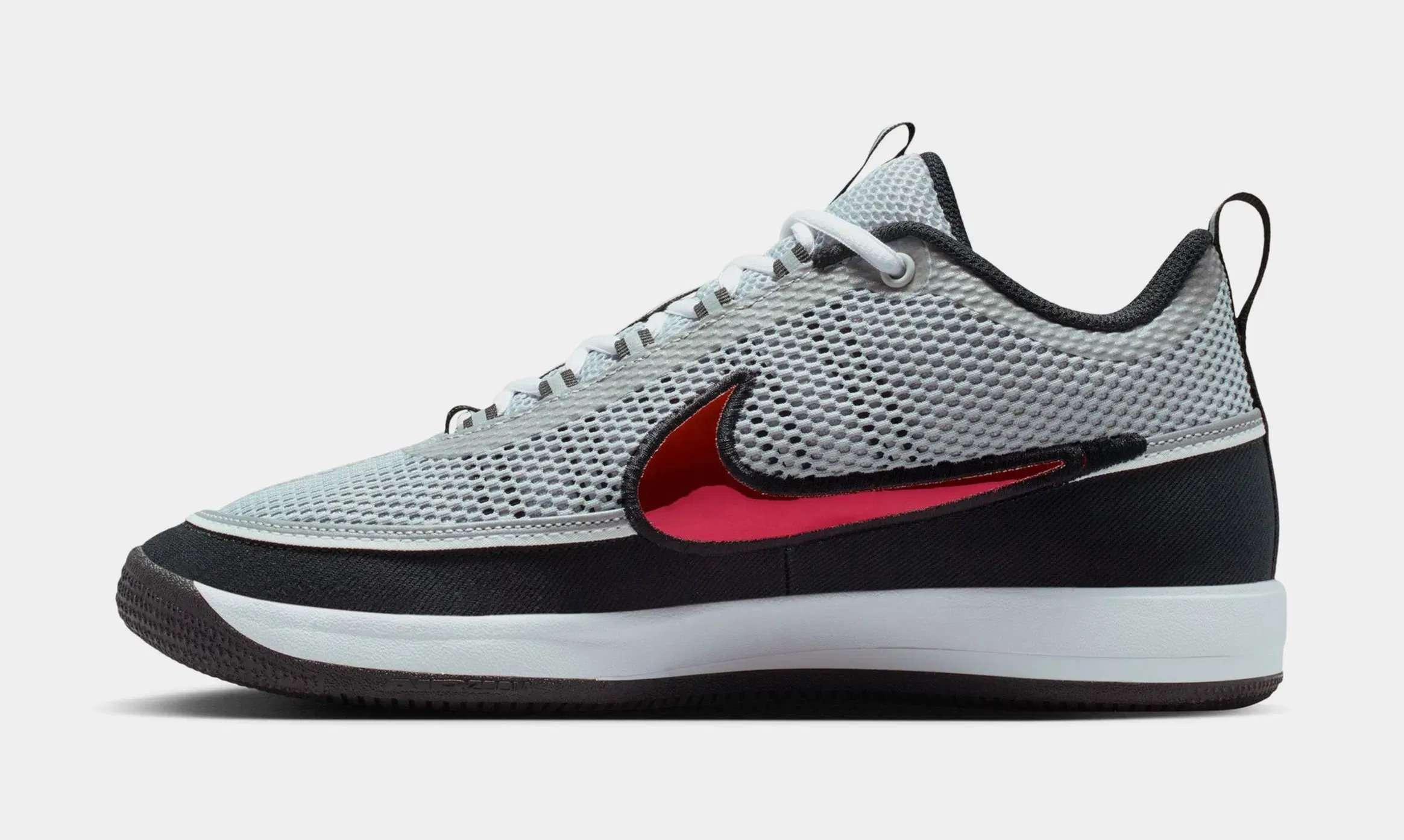 Nike Book 2 Spiridon Mens Basketball Shoes (Metallic Silver/Sport Red/Black/White)
