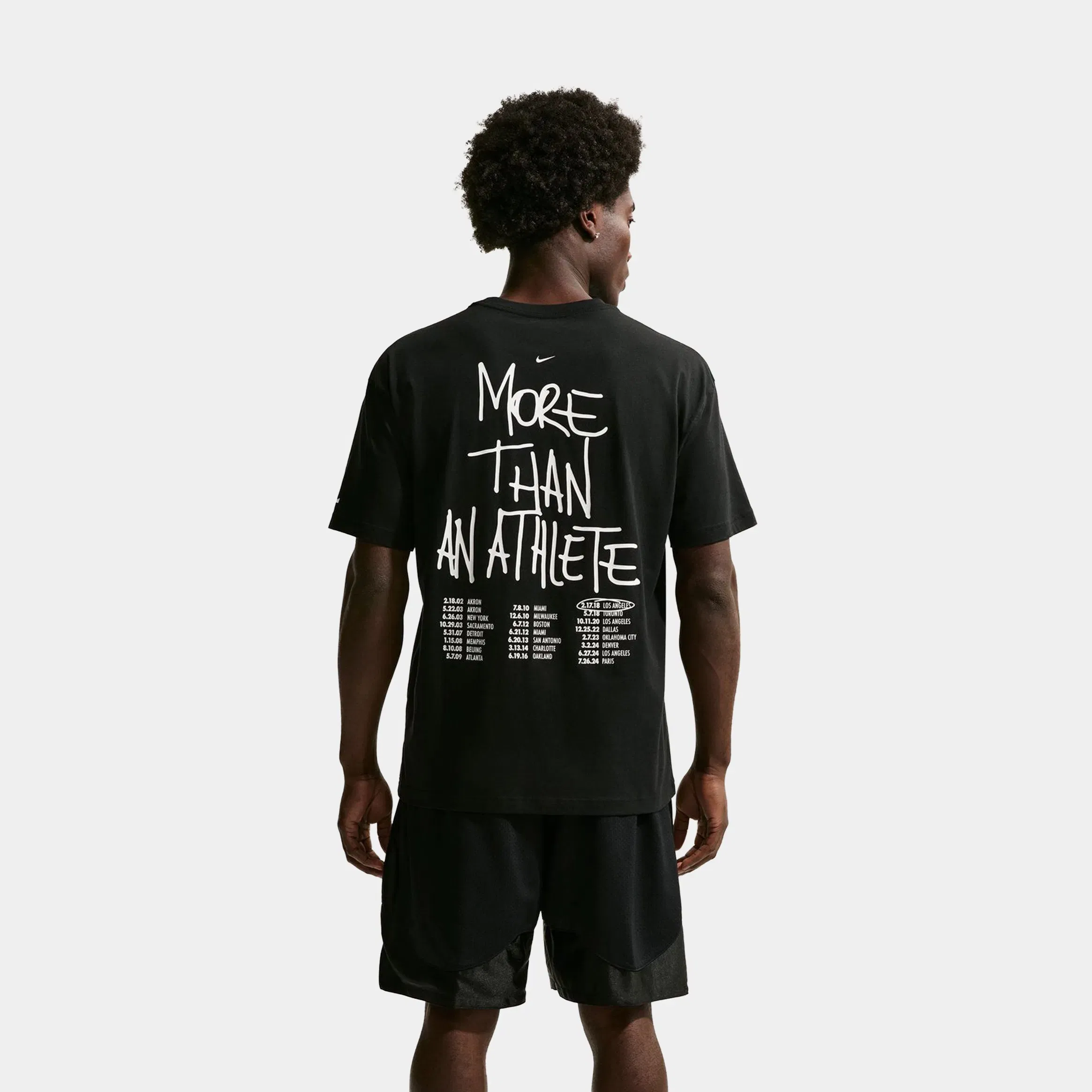 Nike LeBron Shut Up and Dribble Mens Short Sleeve Shirt (Black)