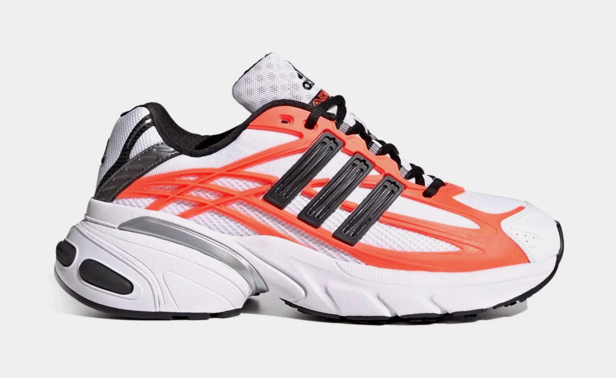 adidas Adistar XLG 2.0 Mens Running Shoes (Core Black/Solar Orange/Footwear White)