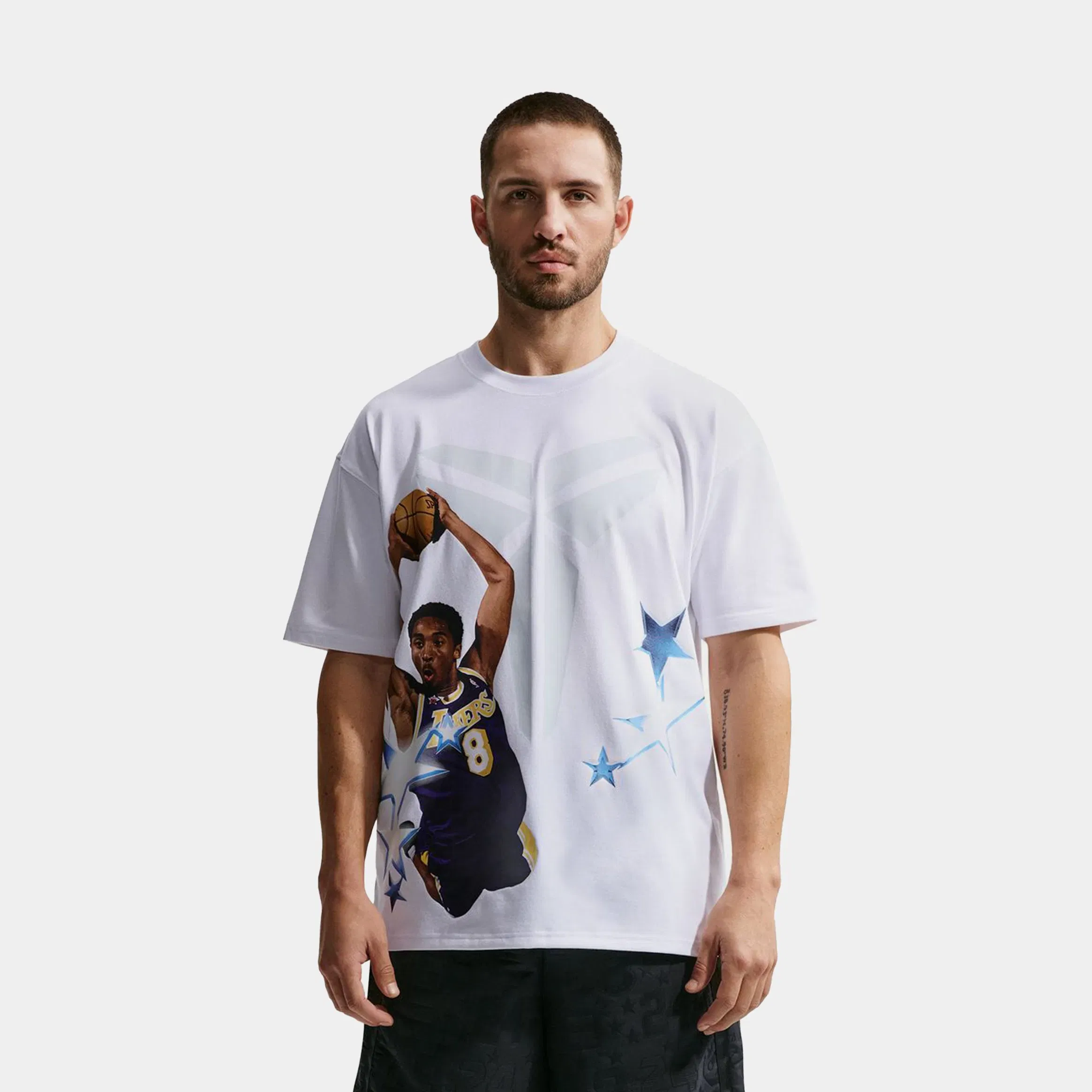 Nike Kobe Dri Fit M90 All Star Mens Short Sleeve Shirt (White)