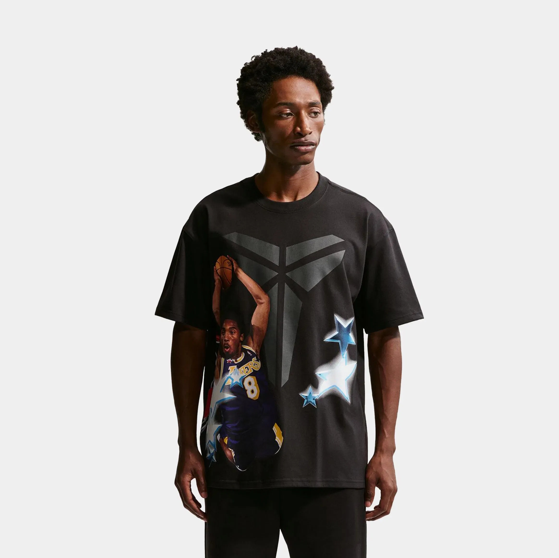 Nike Kobe Dri Fit M90 All Star Weekend Mens Short Sleeve Shirt (Black)