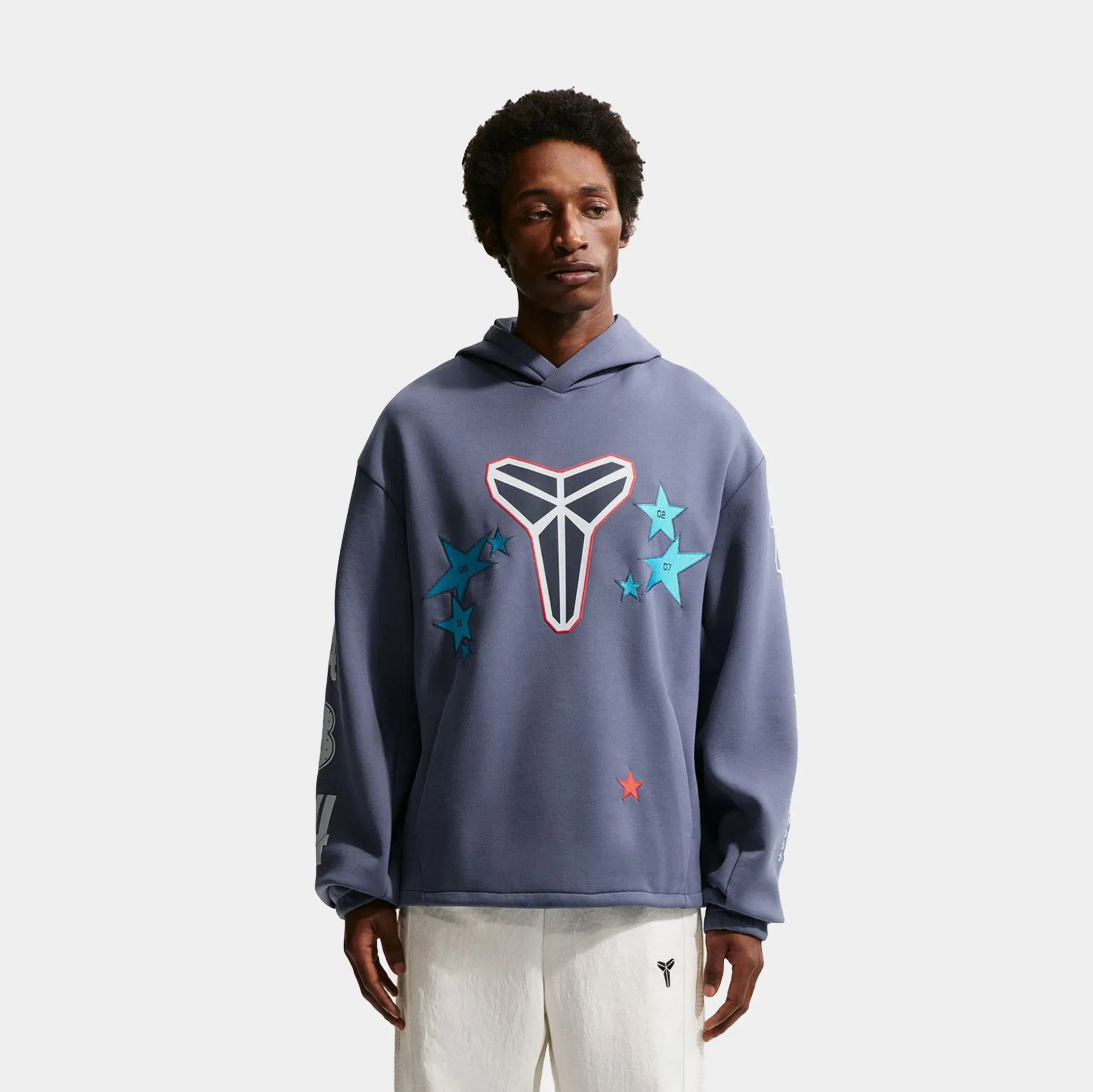 Nike Kobe All Star Weekend Fleece Pullover Mens Hoodie (Diffused Blue/Pure Platinum/Thunder Blue)
