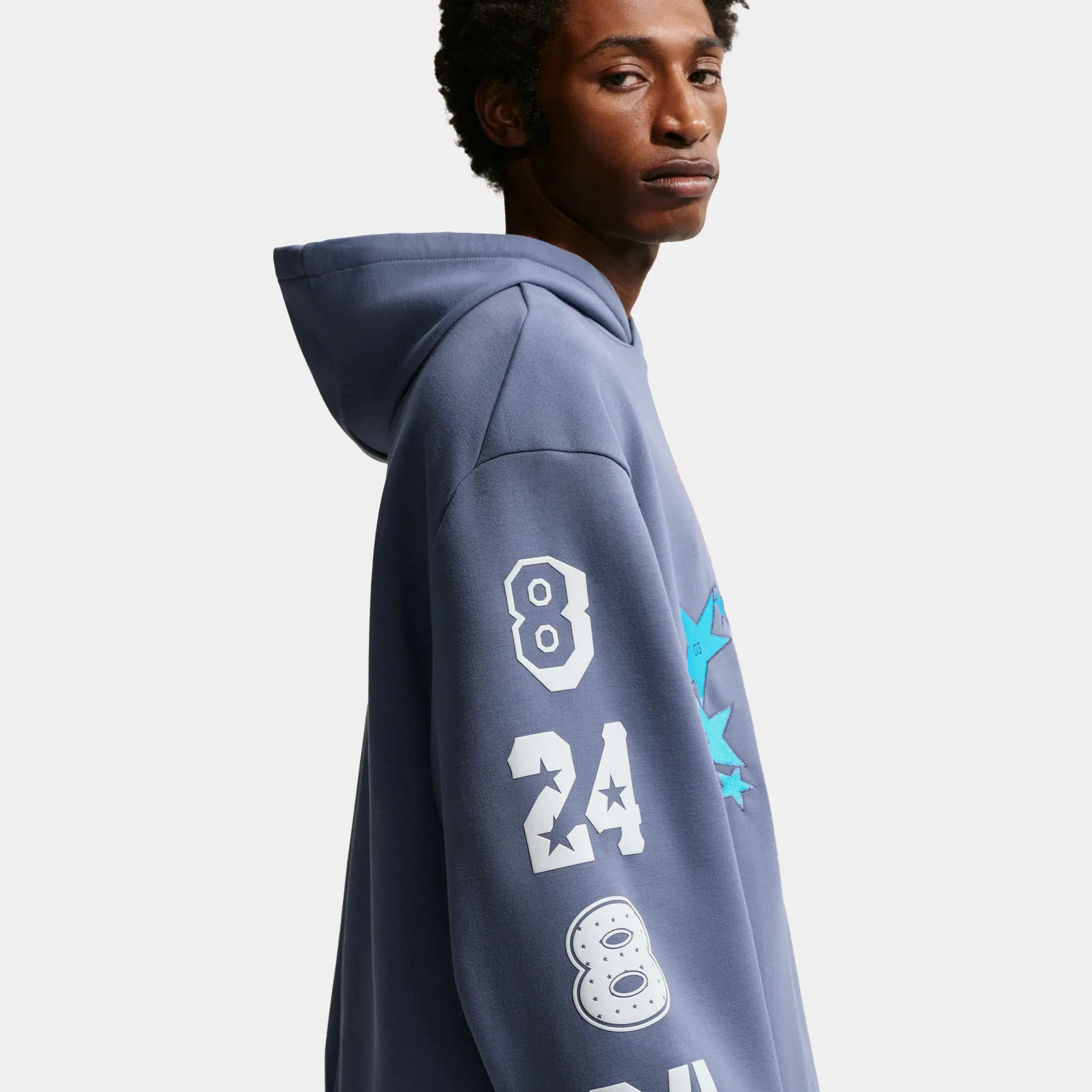 Nike Kobe All Star Weekend Fleece Pullover Mens Hoodie (Diffused Blue/Pure Platinum/Thunder Blue)