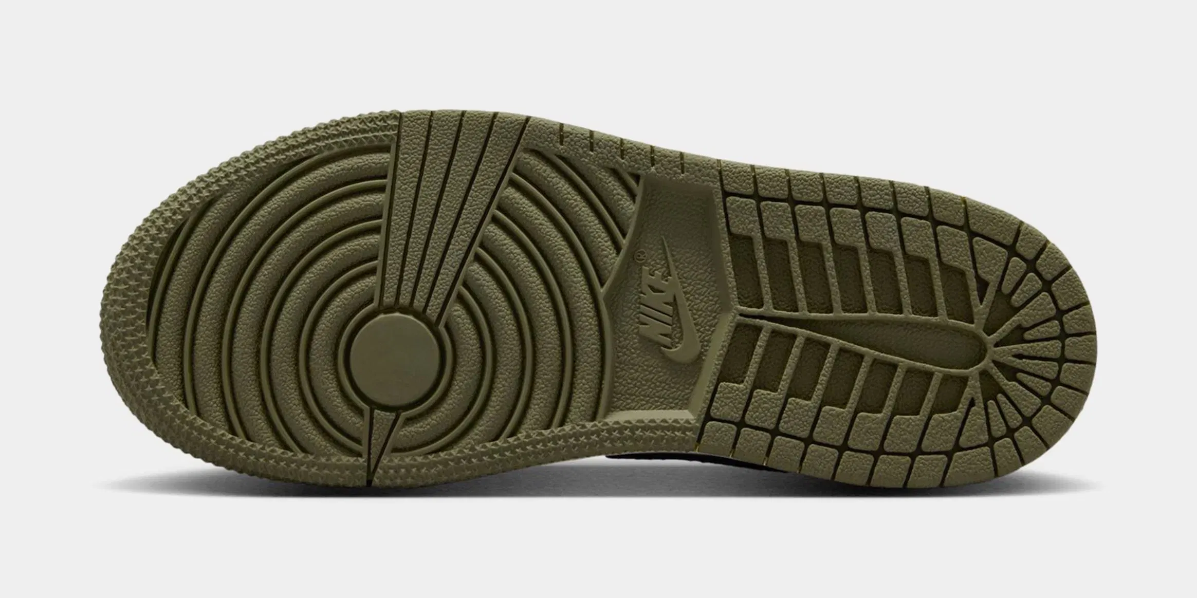 Air Jordan 1 Low OG Medium Olive And Summit White Preschool Lifesyle Shoes (Medium Olive/Black/Summit White/Sail)