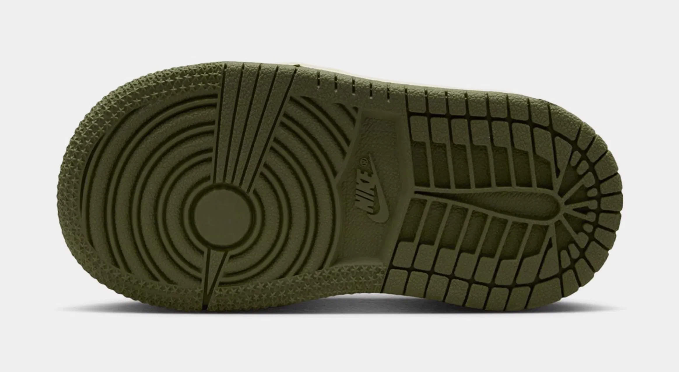 Air Jordan 1 Low OG Medium Olive And Summit White Infant Toddler Lifestyle Shoes (Medium Olive/Black/Summit White/Sail)