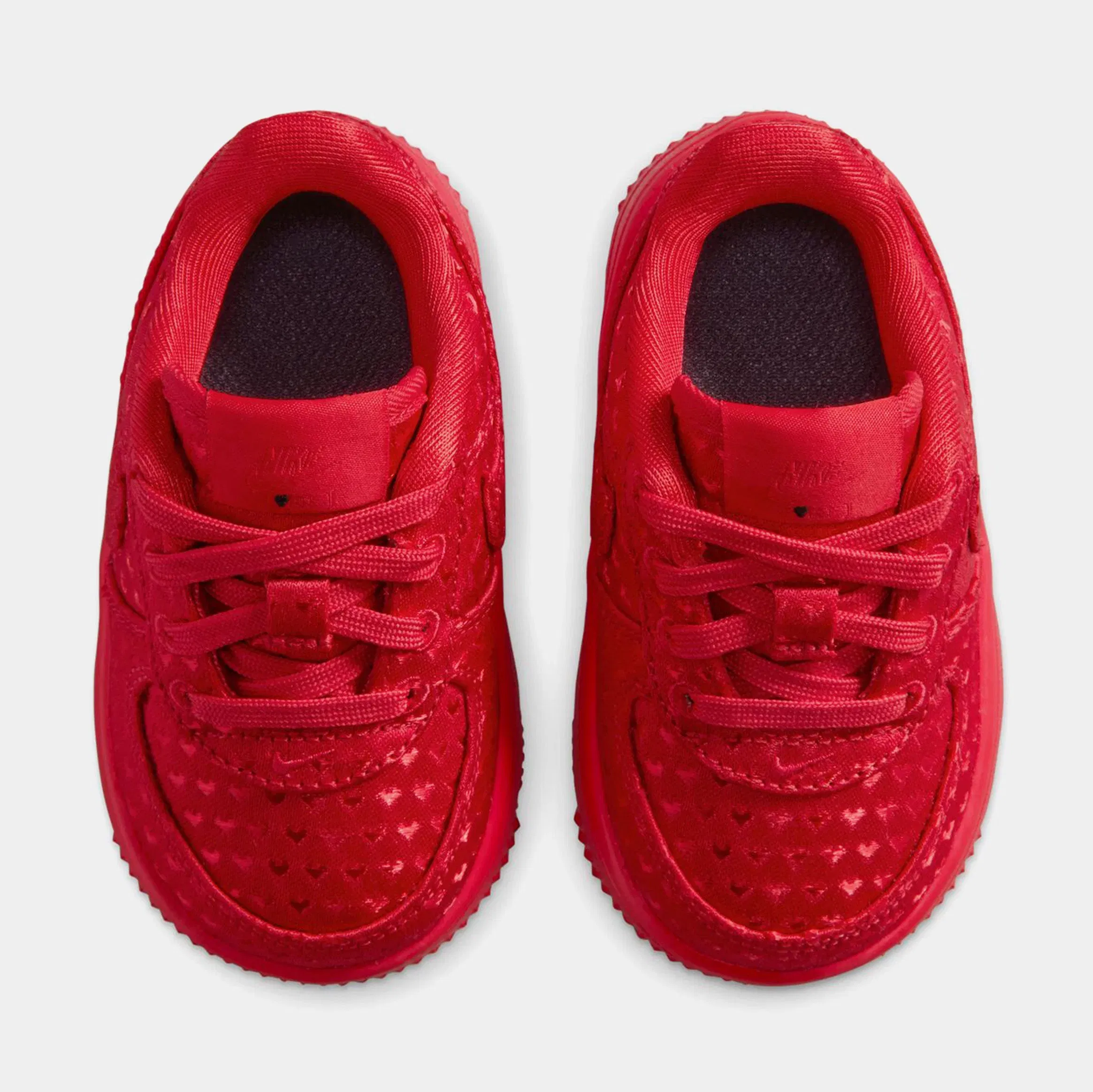 Nike Air Force 1 Low Valentines Day Infant Toddler Lifestyle Shoes (University Red/University Red/Black)