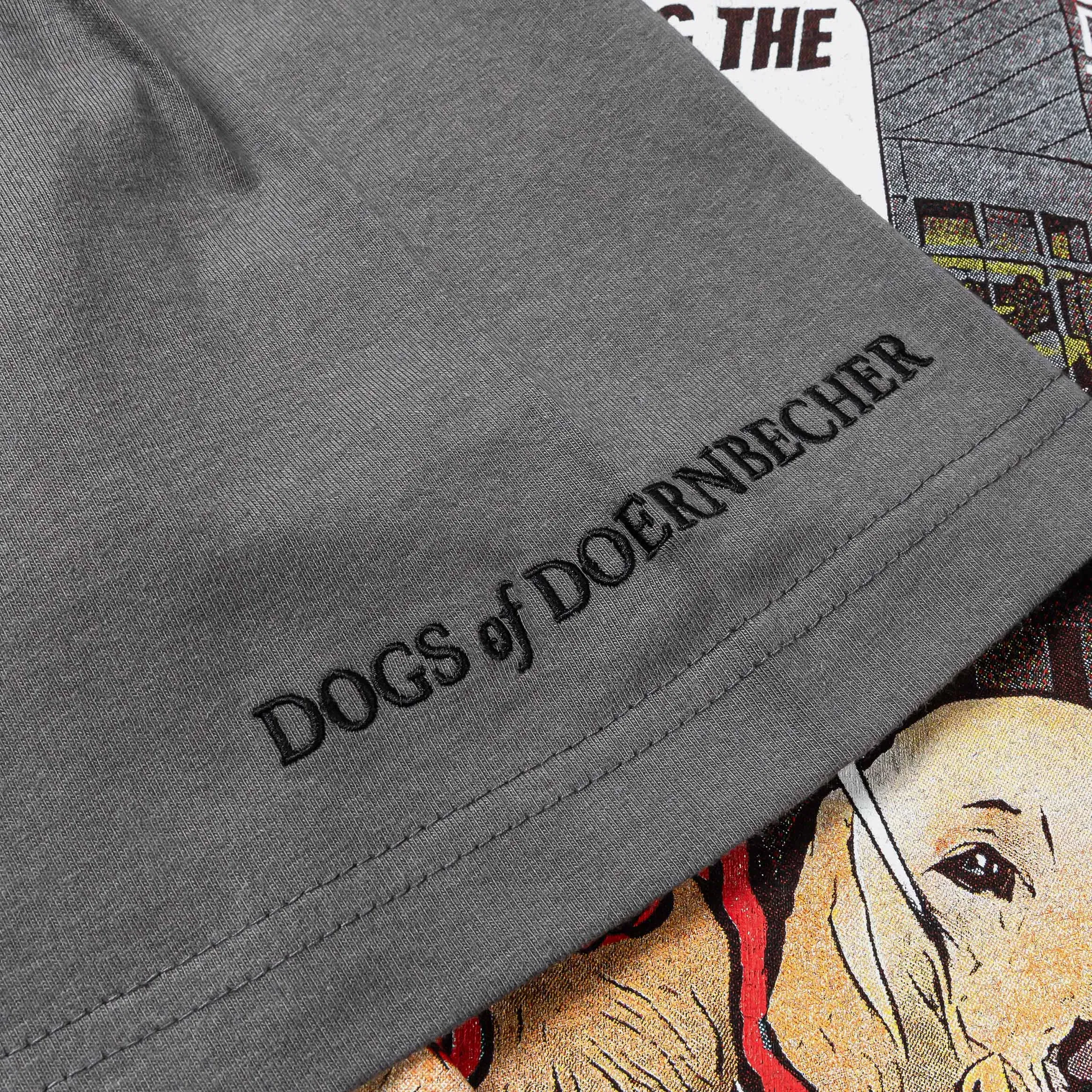 OHSU DOERNBECHER SP x Doernbecher Dogs Mens Short Sleeve Shirt (Grey/Black)