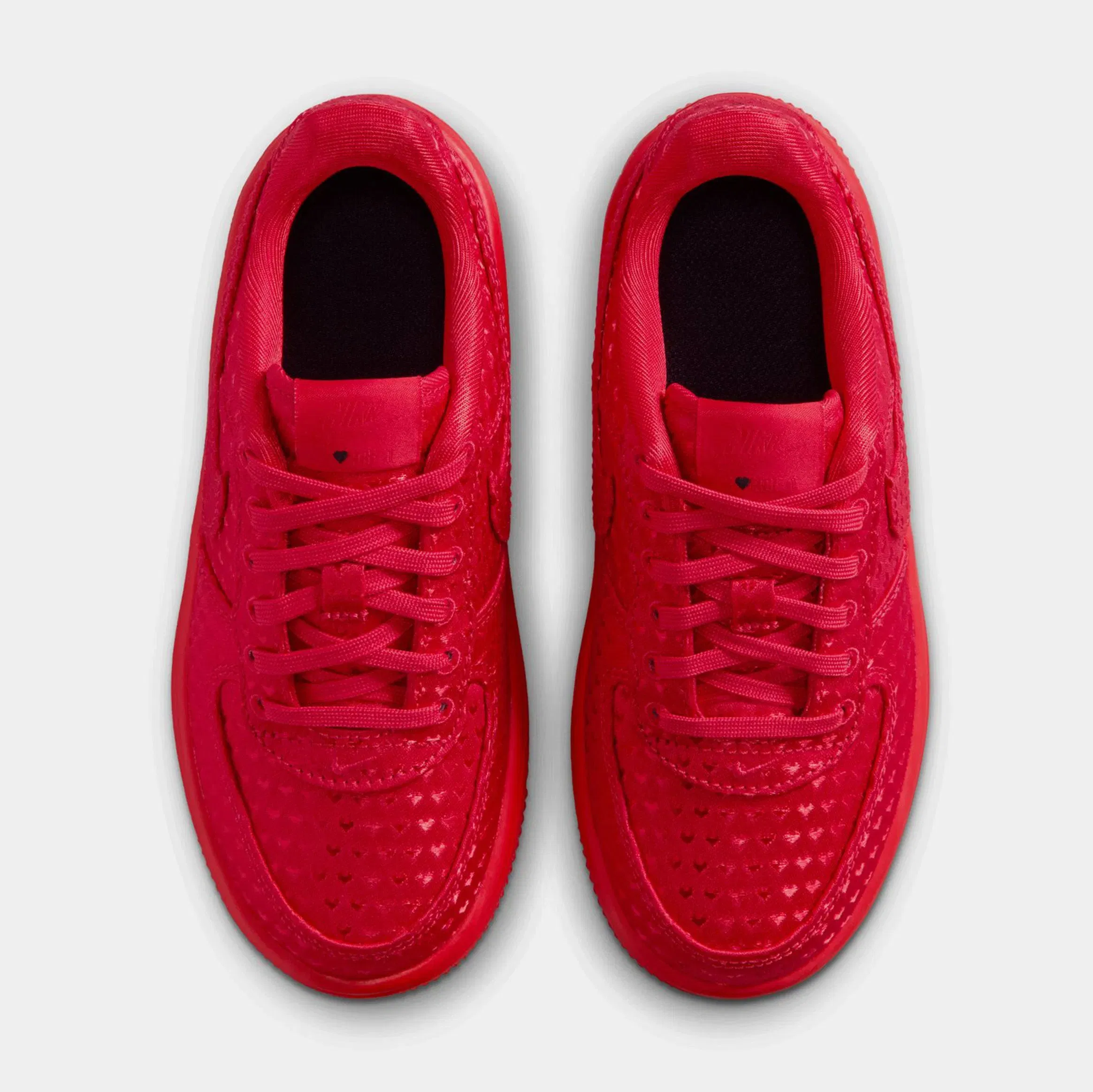 Nike Air Force 1 Low Valentines Day Preschool Lifestyle Shoes (University Red/University Red/Black)