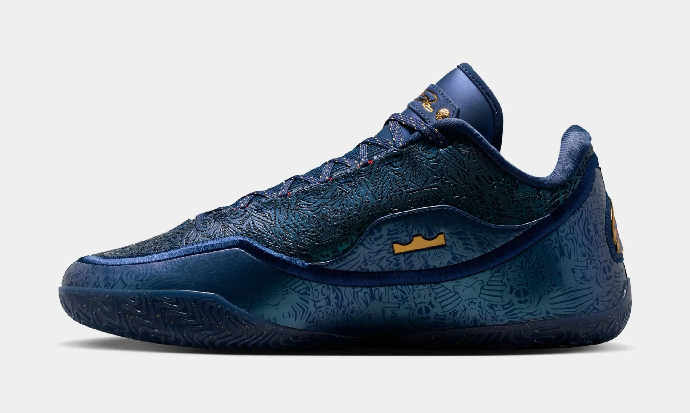 Nike LeBron XXIII Out For Redemption Mens Basketball Shoes (Midnight Navy/Metallic Gold)