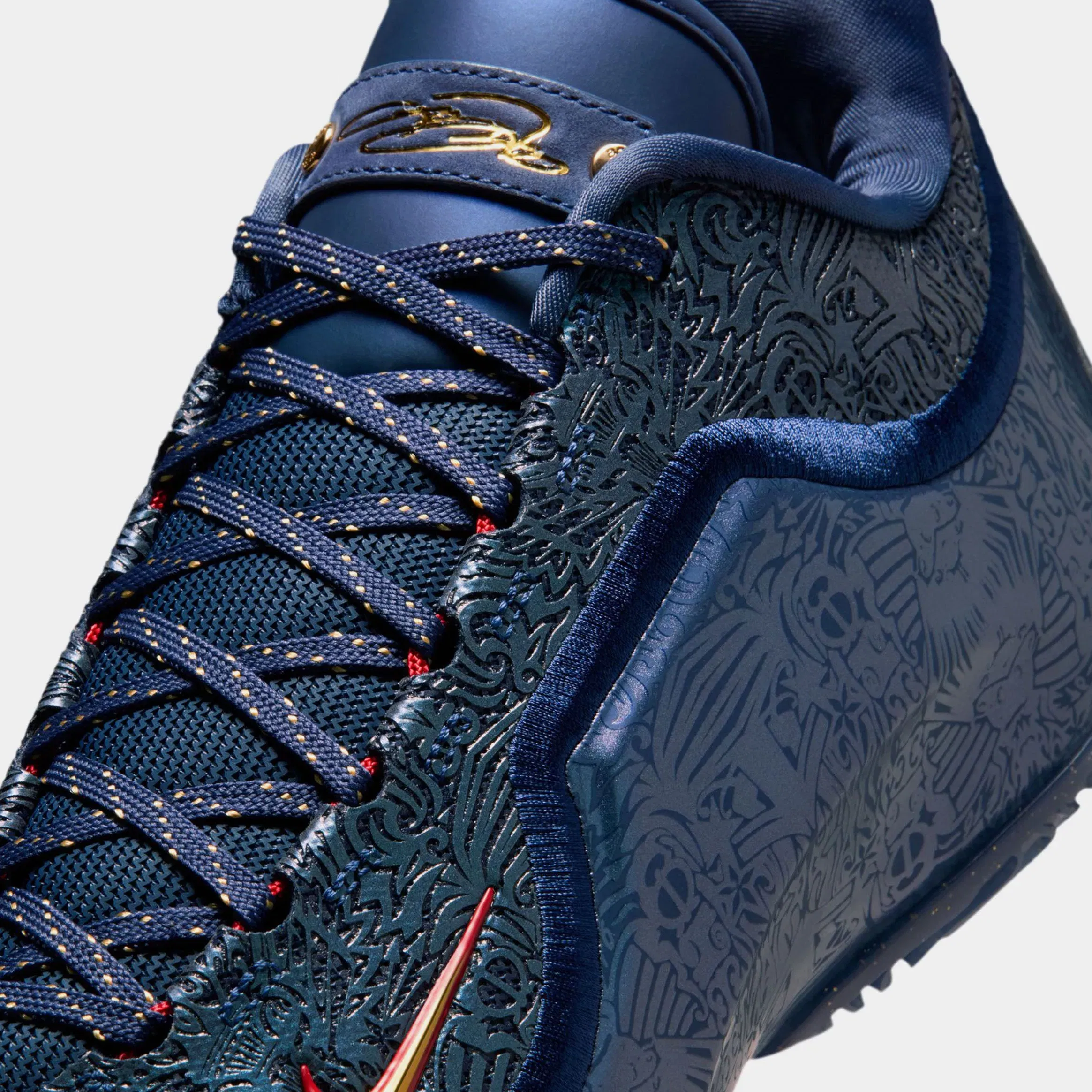 Nike LeBron XXIII Out For Redemption Mens Basketball Shoes (Midnight Navy/Metallic Gold)