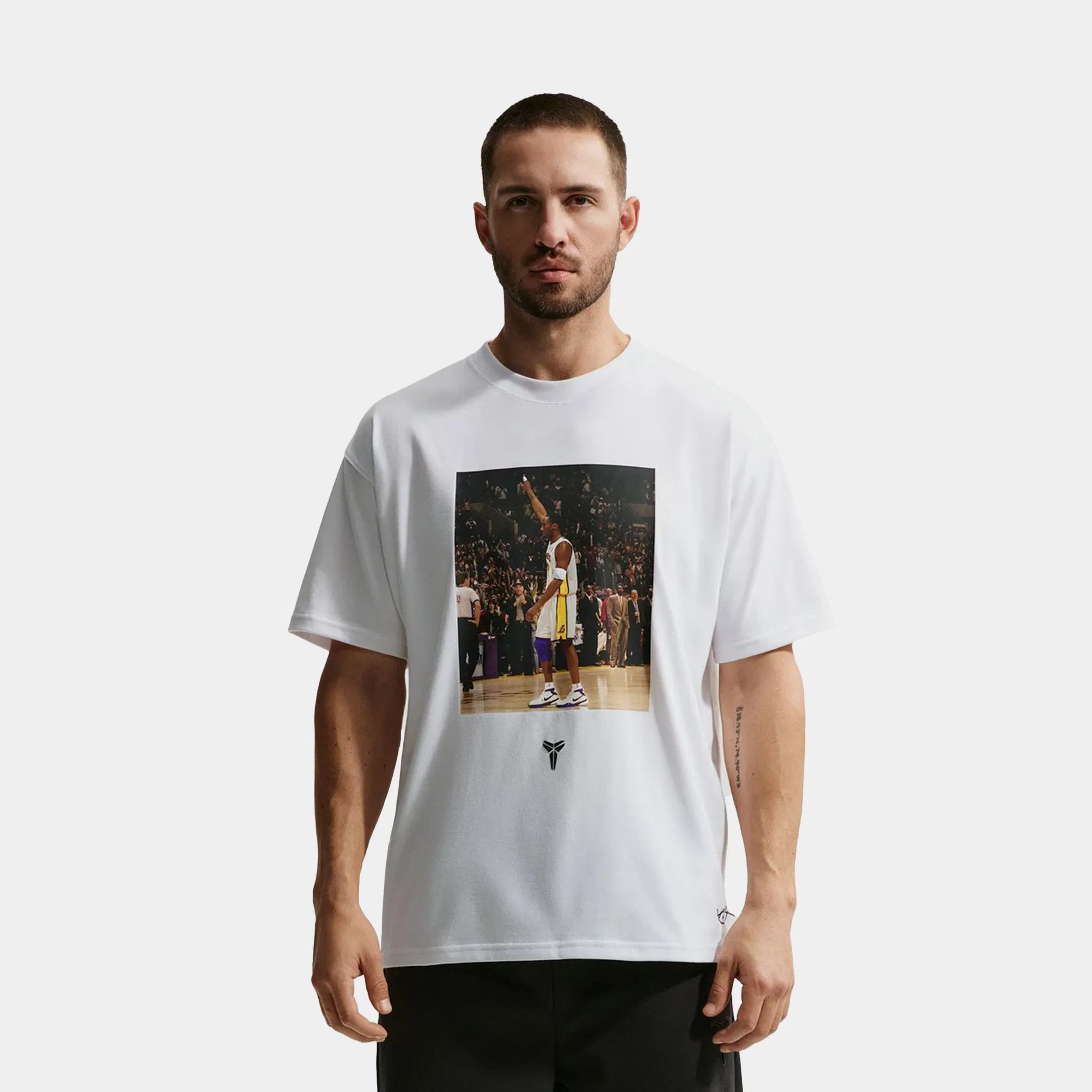 Nike Kobe Dri Fit Mens Short Sleeve Shirt (White)