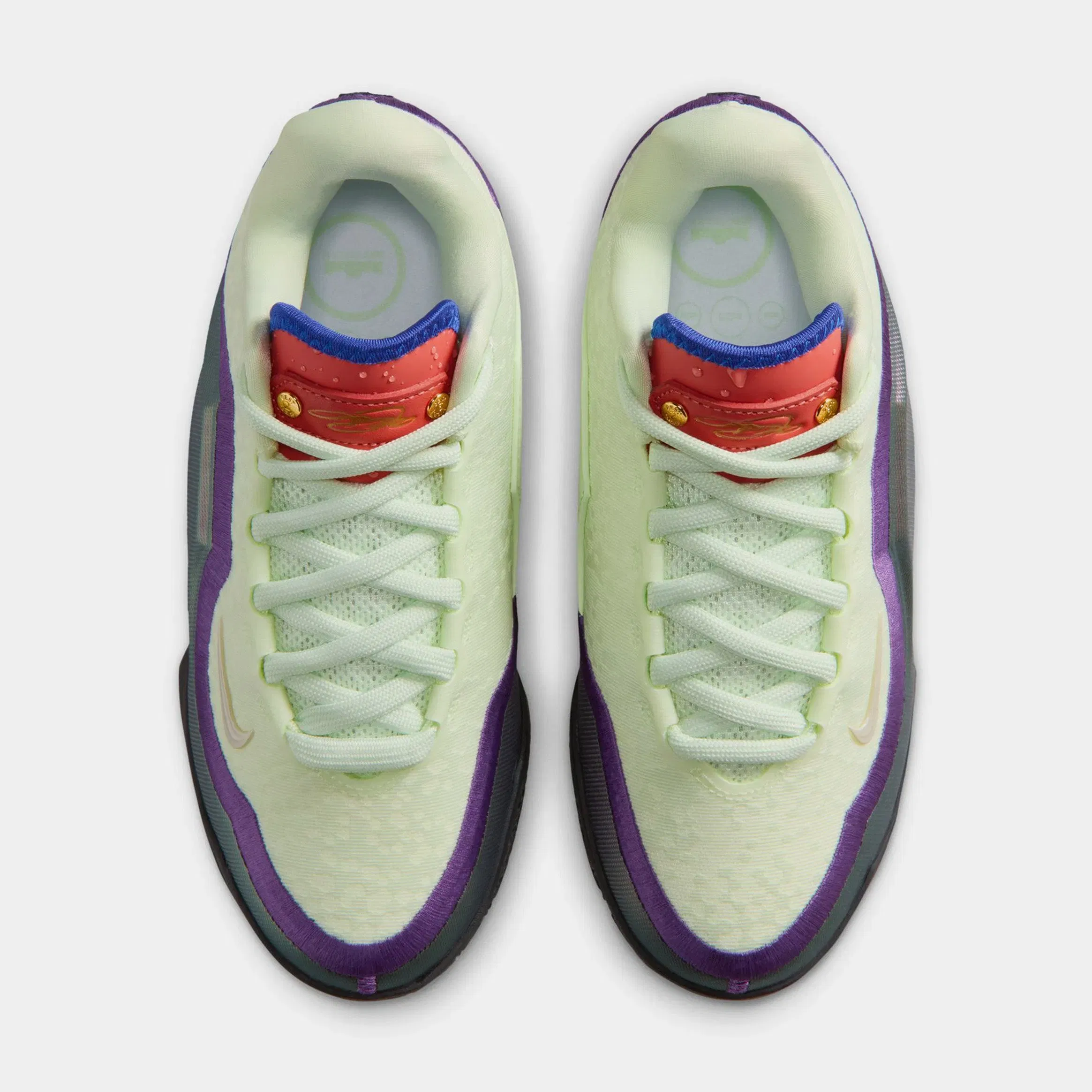 Nike Lebron 23 Green With Envy Grade School Basketball Shoes (Volt Tint/Black/Magic Ember/Multi Color)
