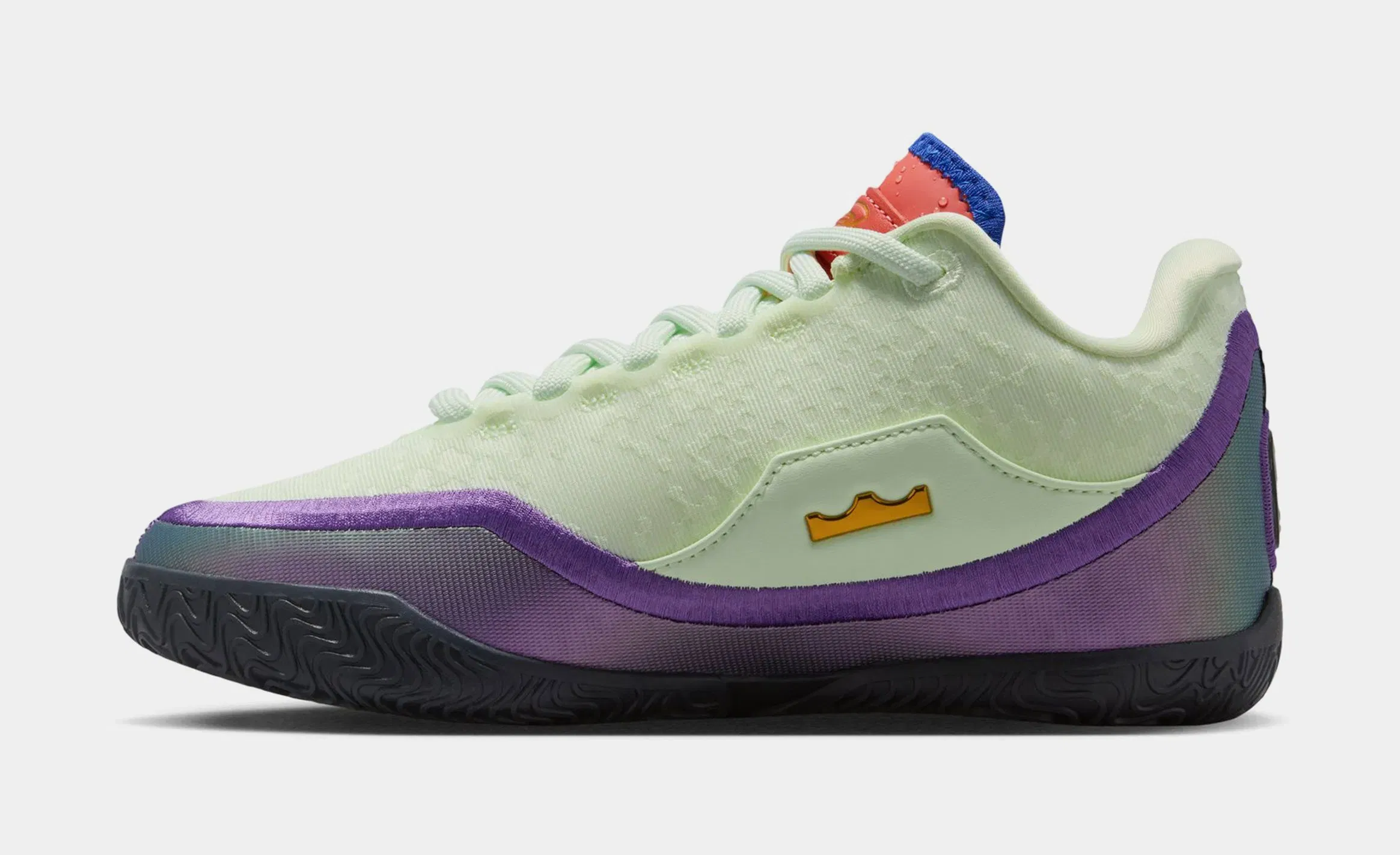Nike Lebron 23 Green With Envy Grade School Basketball Shoes (Volt Tint/Black/Magic Ember/Multi Color)