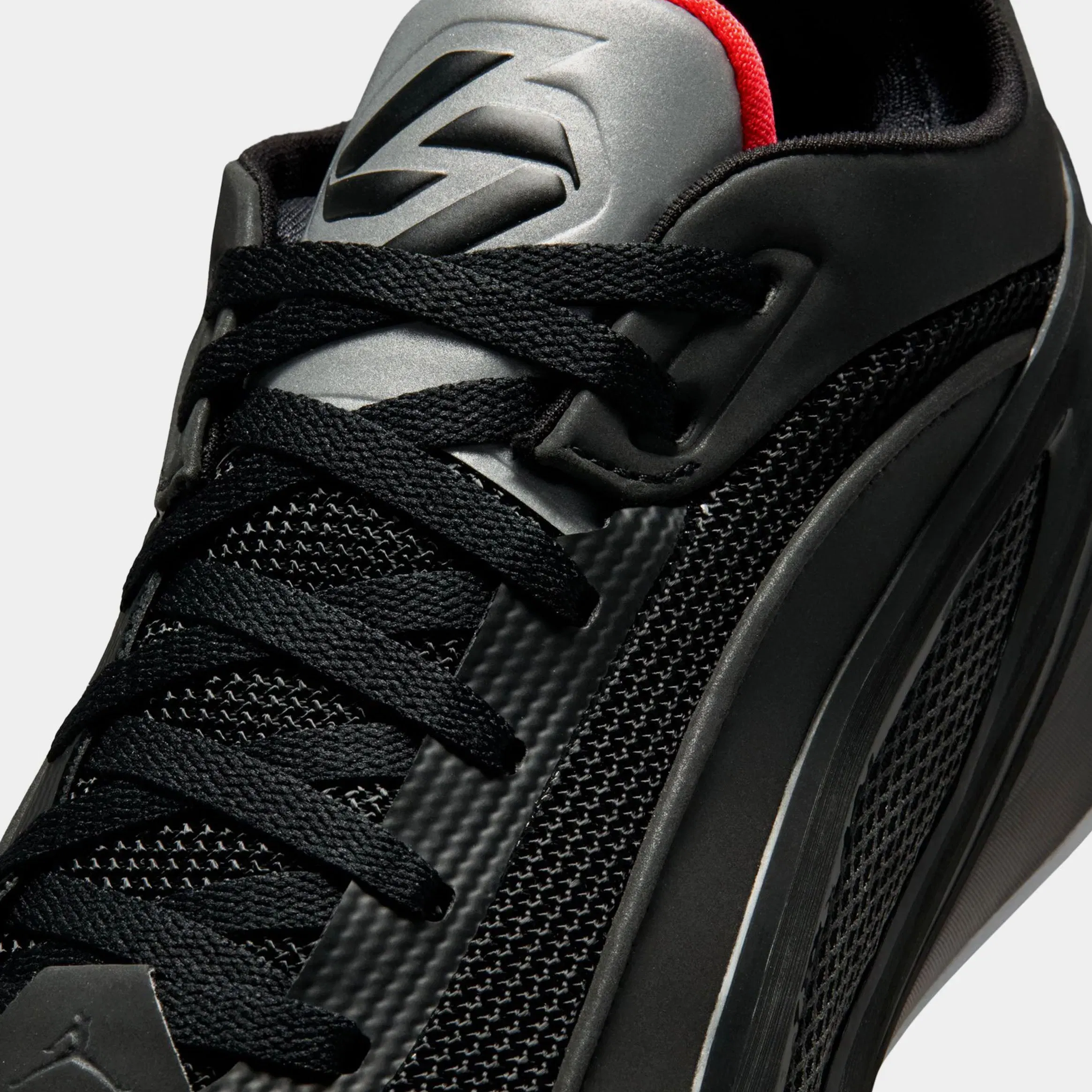 Air Jordan Luka 5 Mens Basketball Shoes (Black/Bright Crimson)