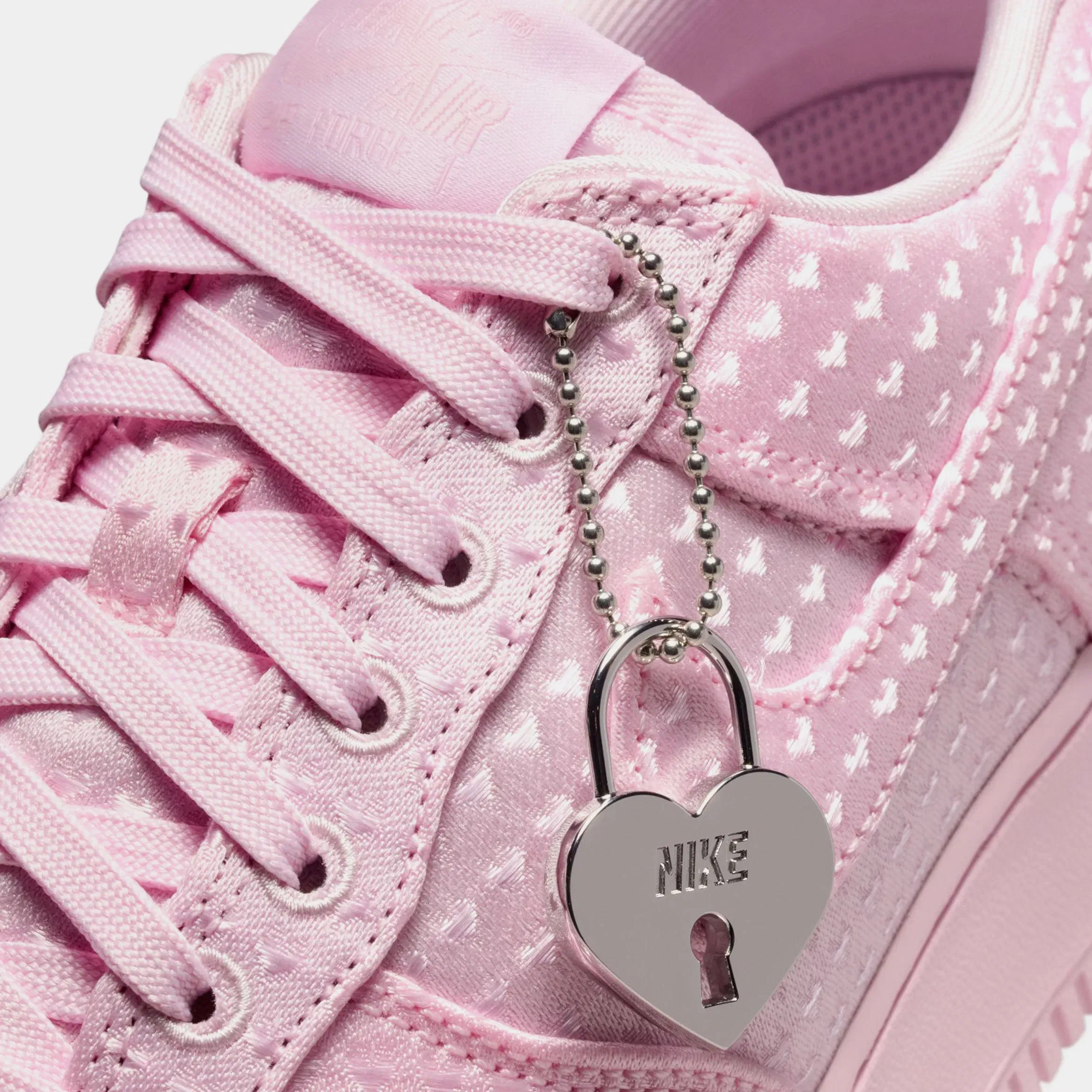 Nike Air Force 1 Low SE Valentines Day Locket Womens Lifestyle Shoes (Pink Foam/Pink Foam/Black)
