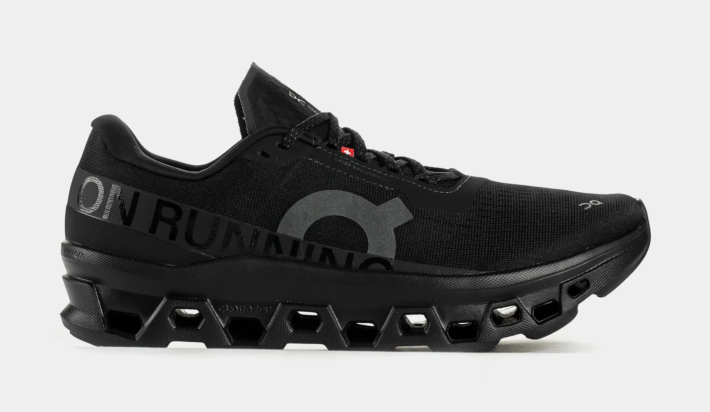 On Running Cloudmonster Mens Running Shoes (Black/Black)
