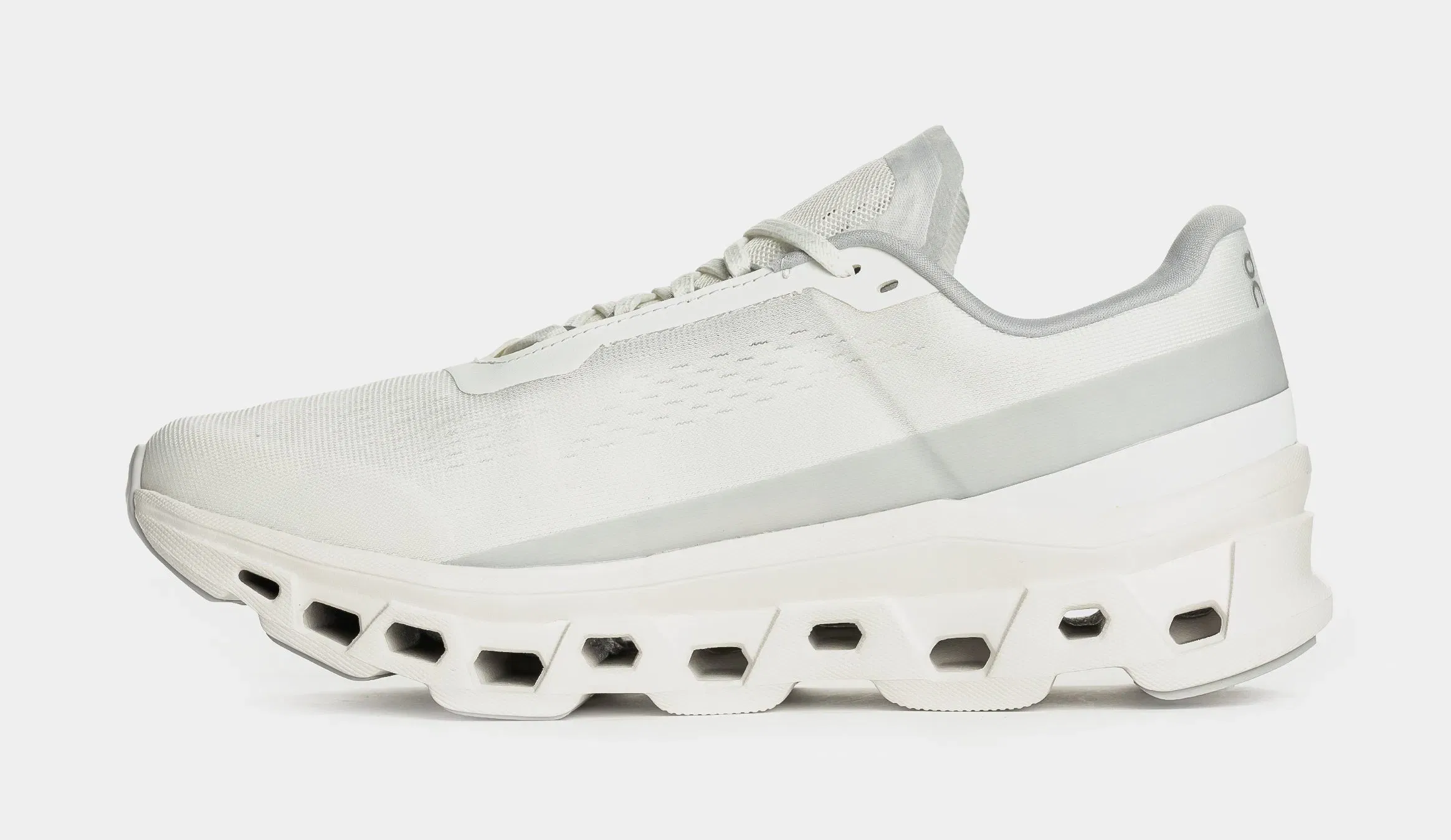 On Running Cloudmonster Mens Running Shoes (White/White)