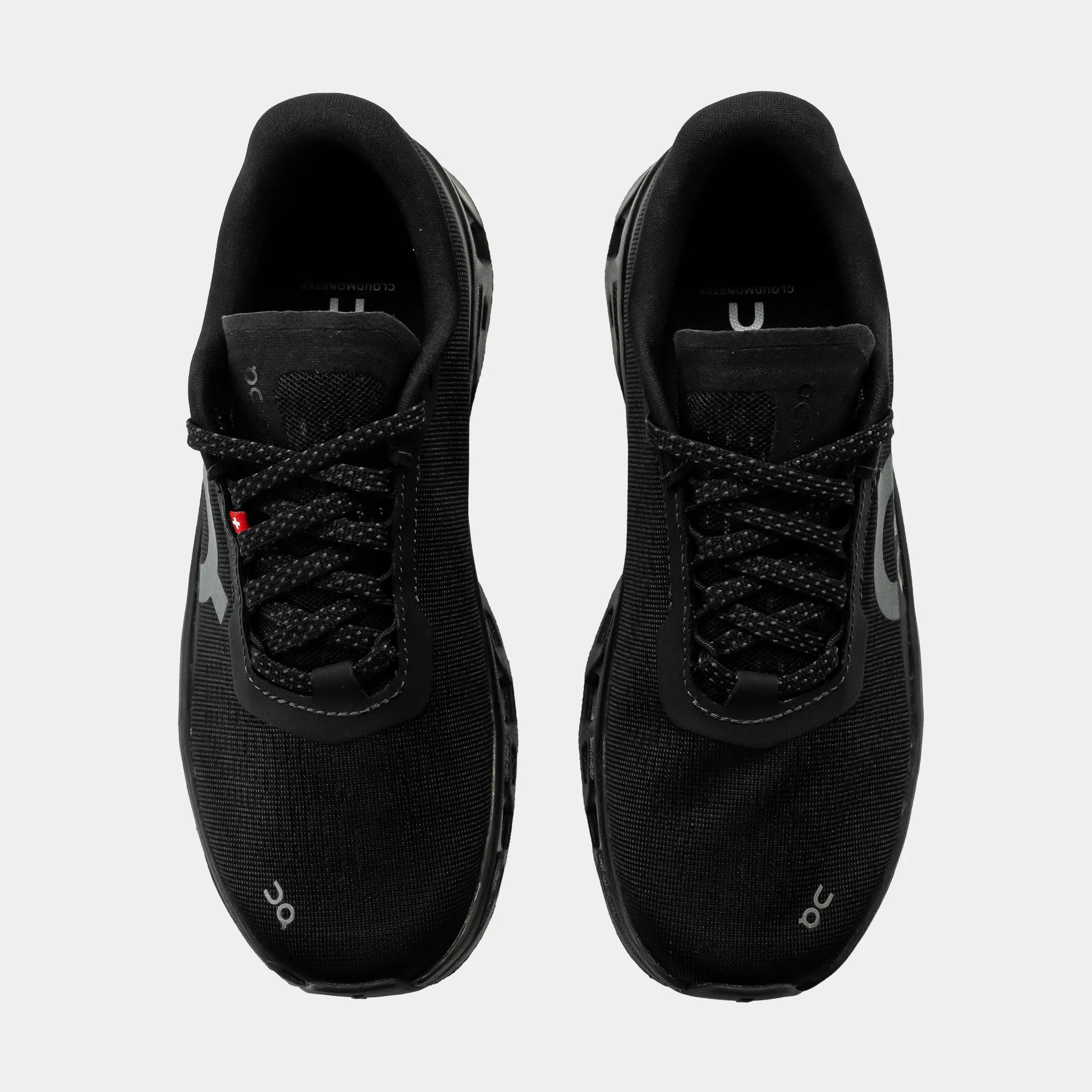 On Running Cloudmonster Womens Running Shoes (Black/Black)
