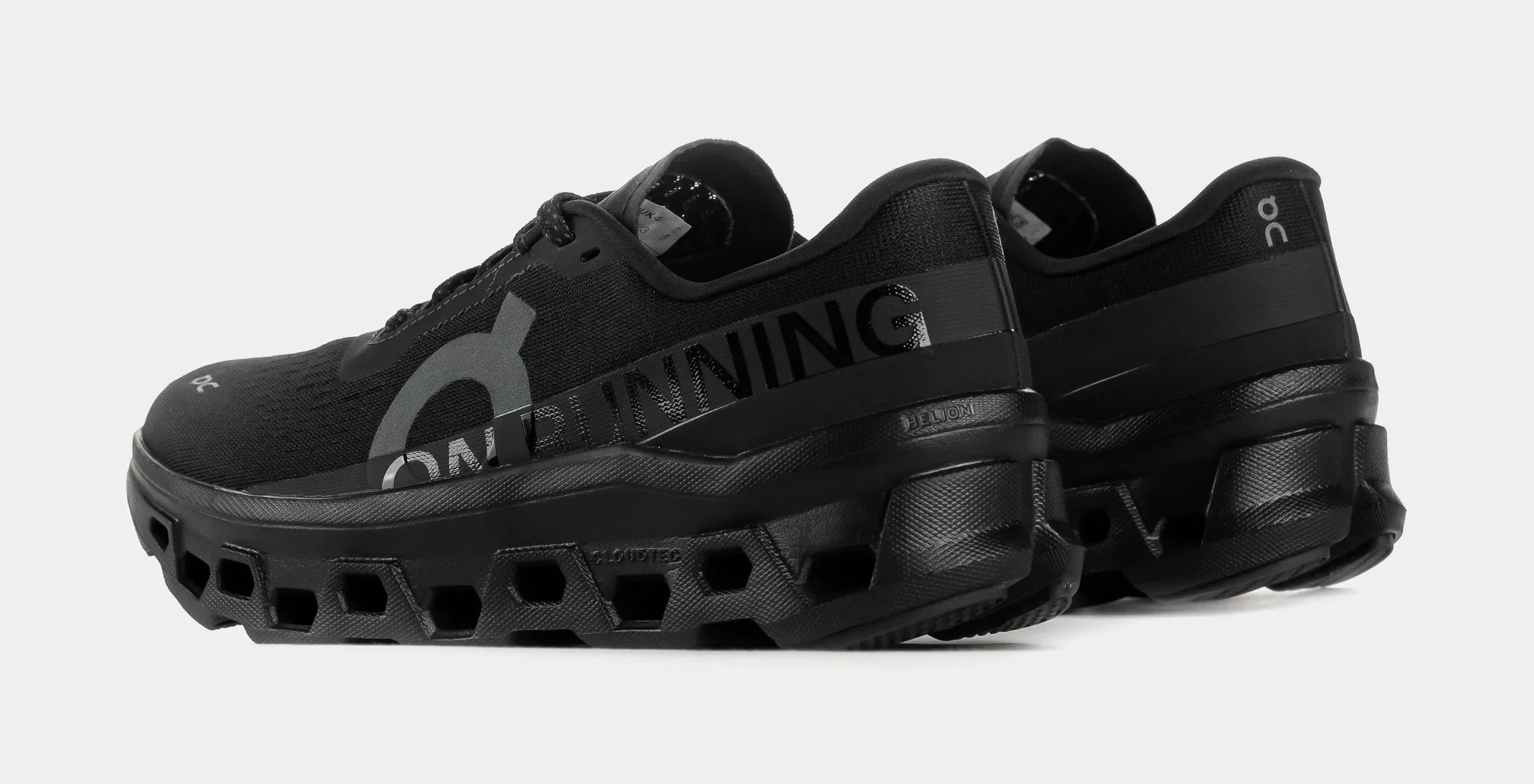 On Running Cloudmonster Womens Running Shoes (Black/Black)