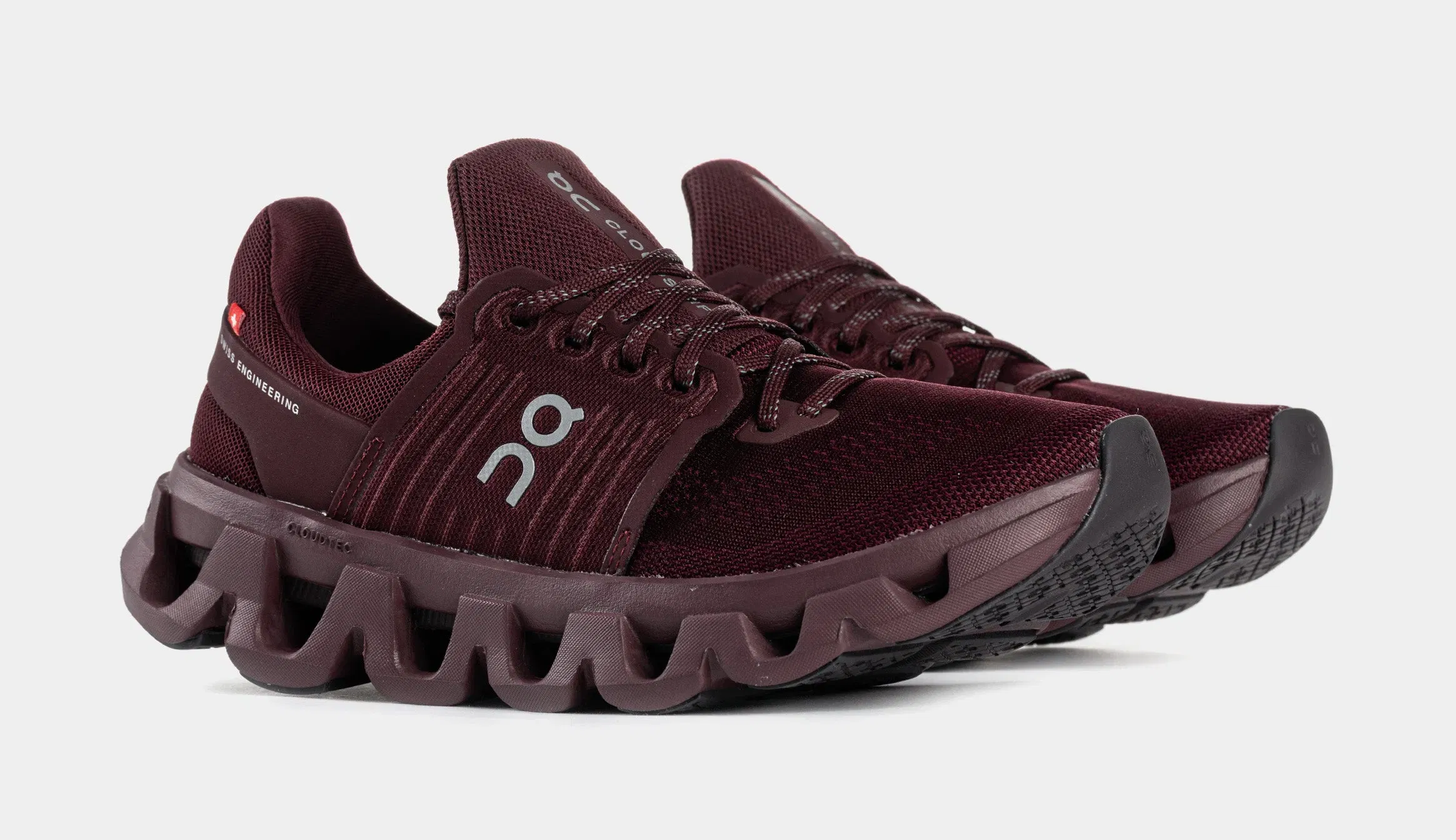 On Running Cloudswift 4 All Day Womens Running Shoes (Maroon/Maroon)
